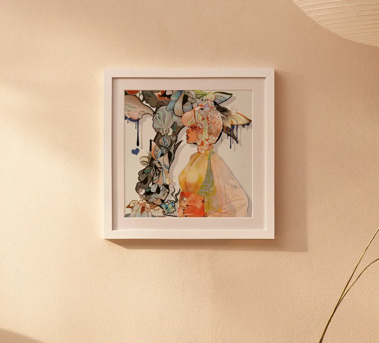 Daphne poster con telaio in alluminio da Giulio Iurissevich