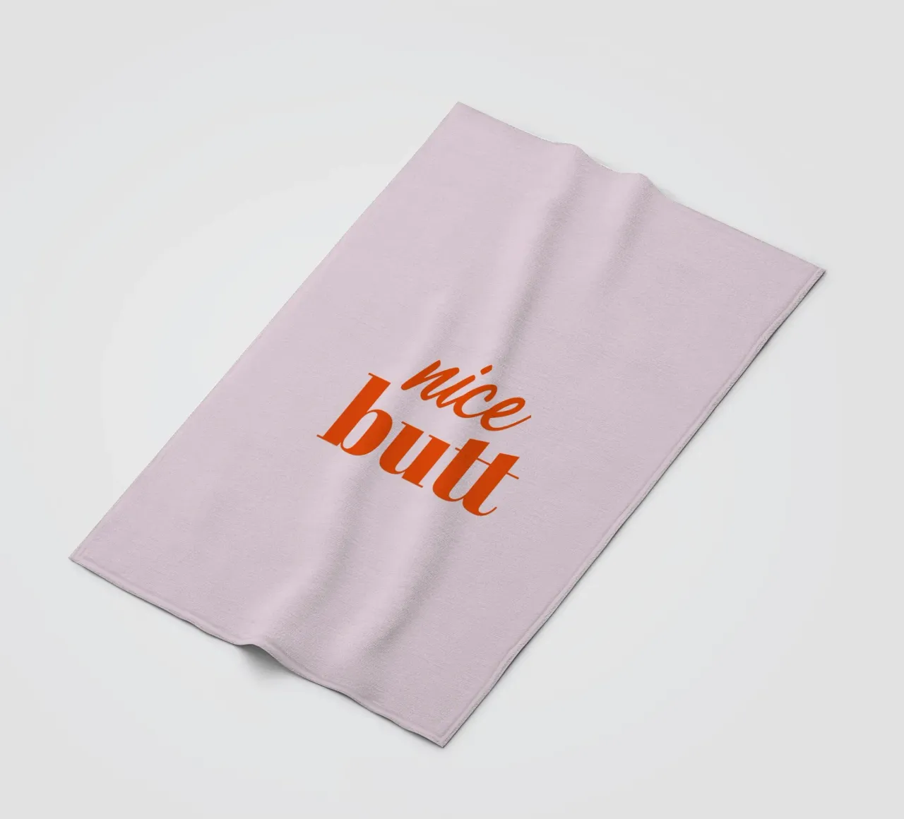Nice Butt fleece blanket by Typo Designs