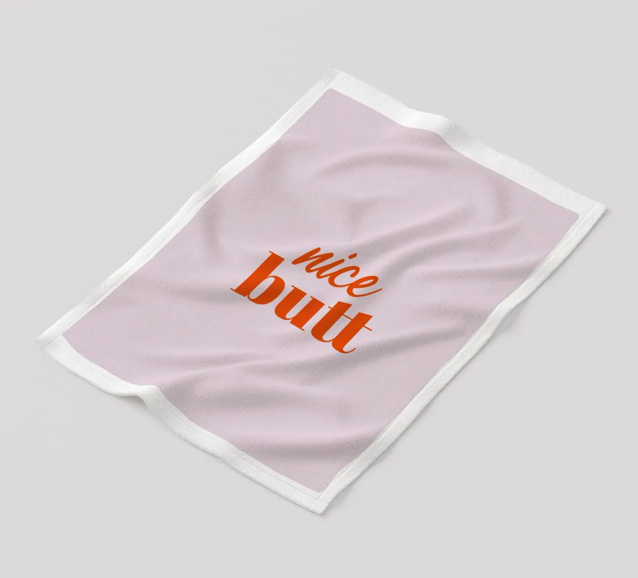 Nice Butt Fleecedecke von Typo Designs