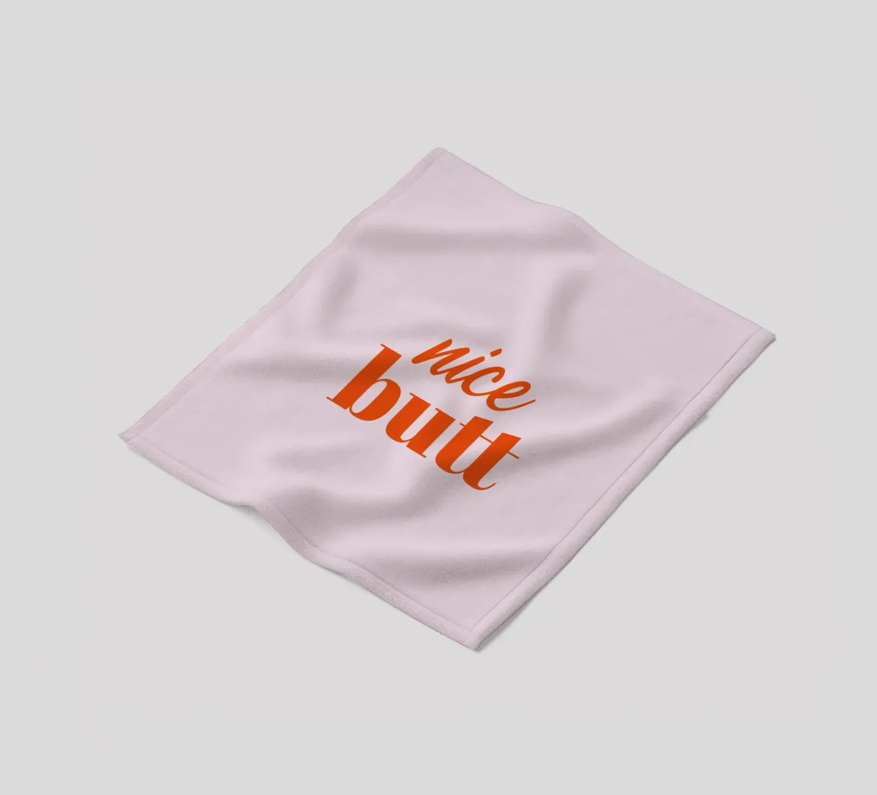 Nice Butt fleece blanket by Typo Designs