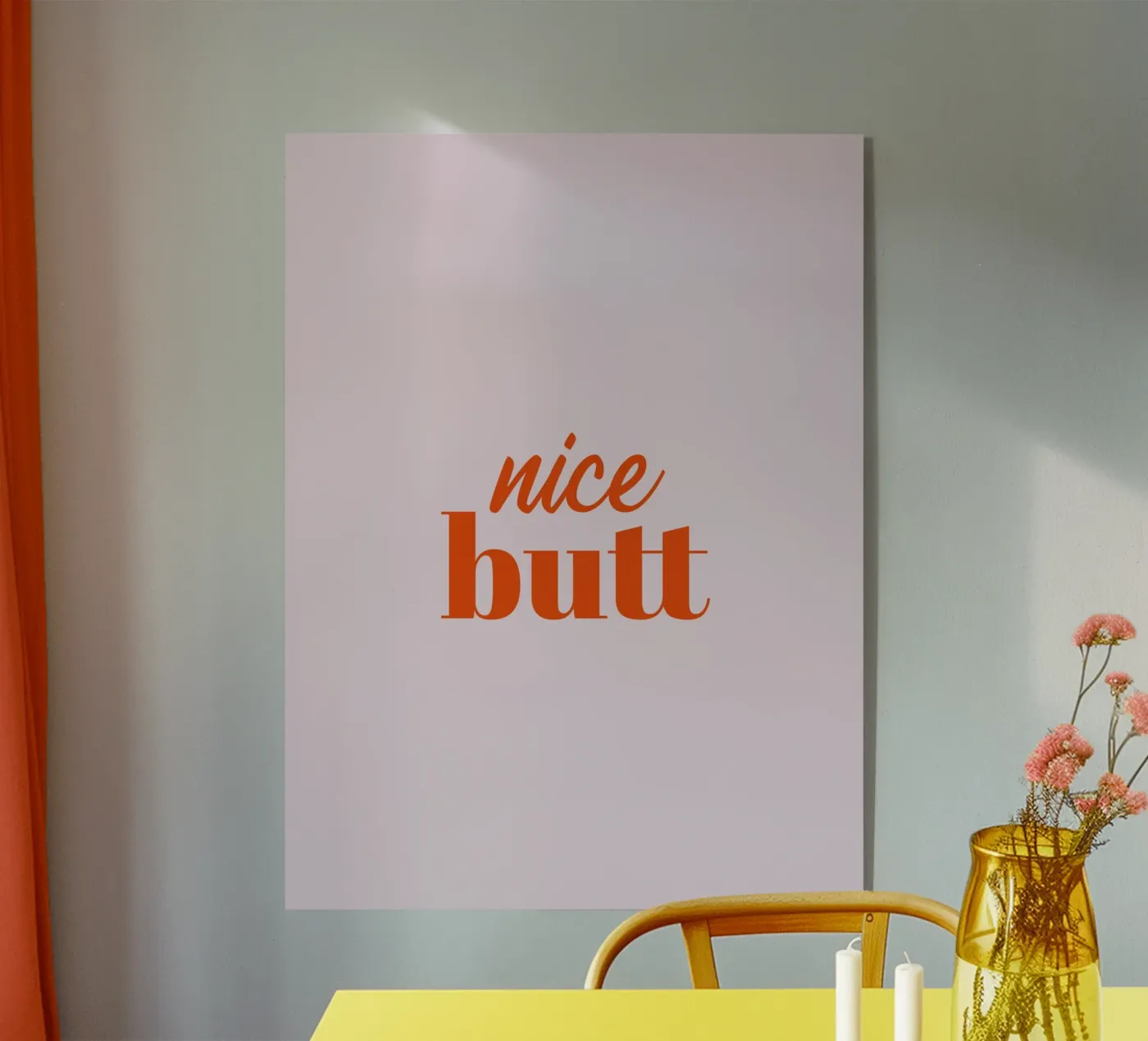 Nice Butt plexiglass da Typo Designs