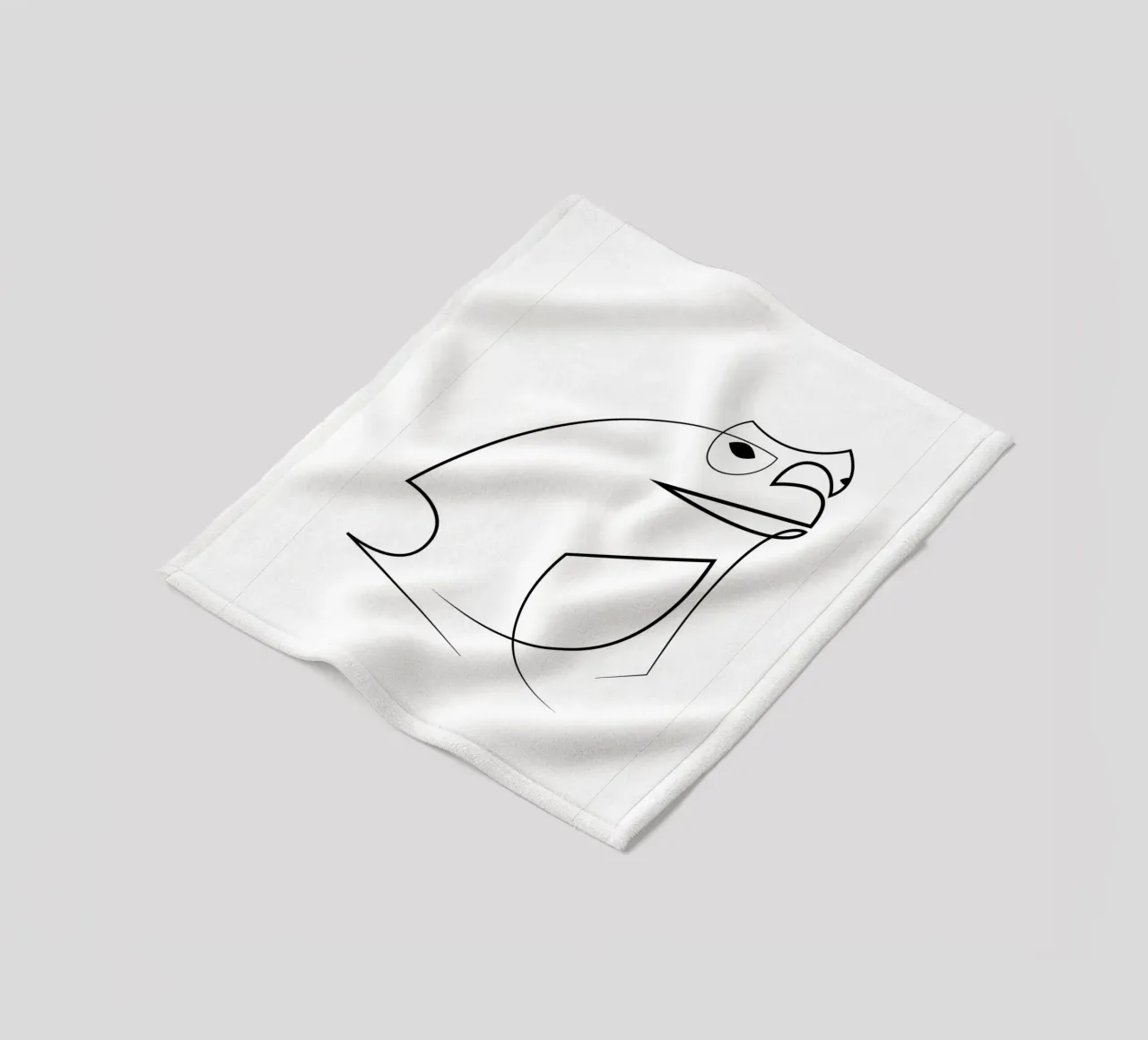 Croak - rospo di una linea coperta in pile da Addillum