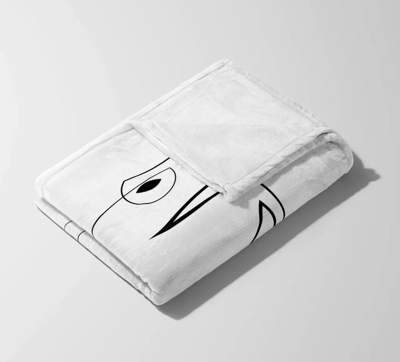 Croak - rospo di una linea coperta in pile da Addillum