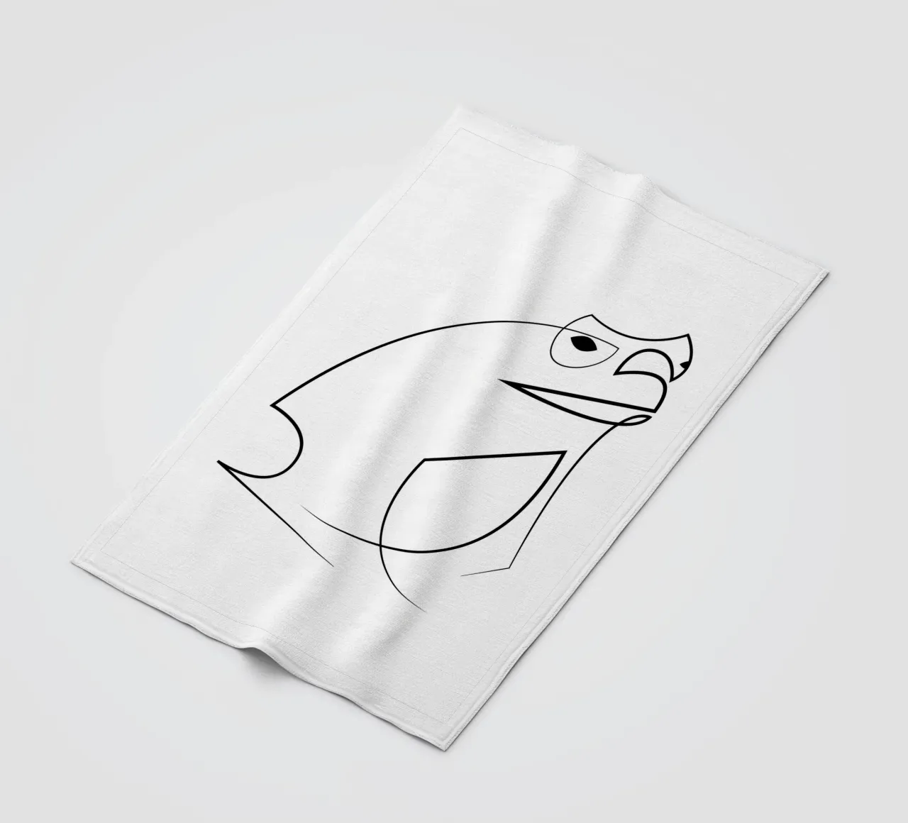 Croak - rospo di una linea coperta in pile da Addillum
