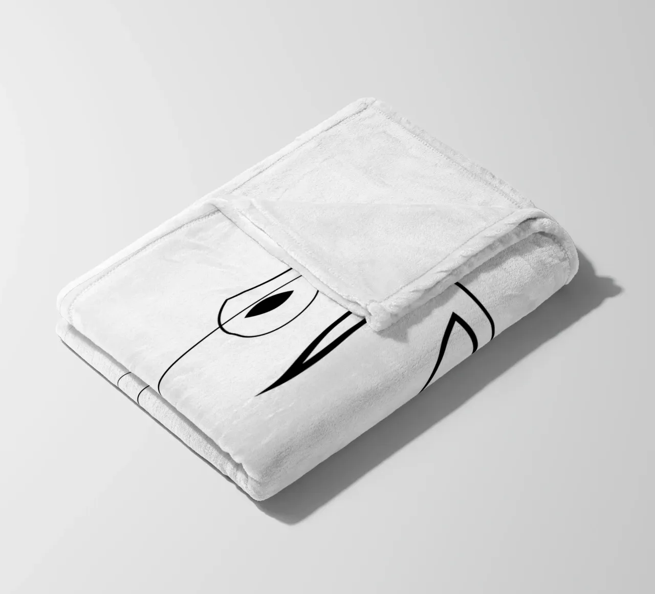 Croak - rospo di una linea coperta in pile da Addillum