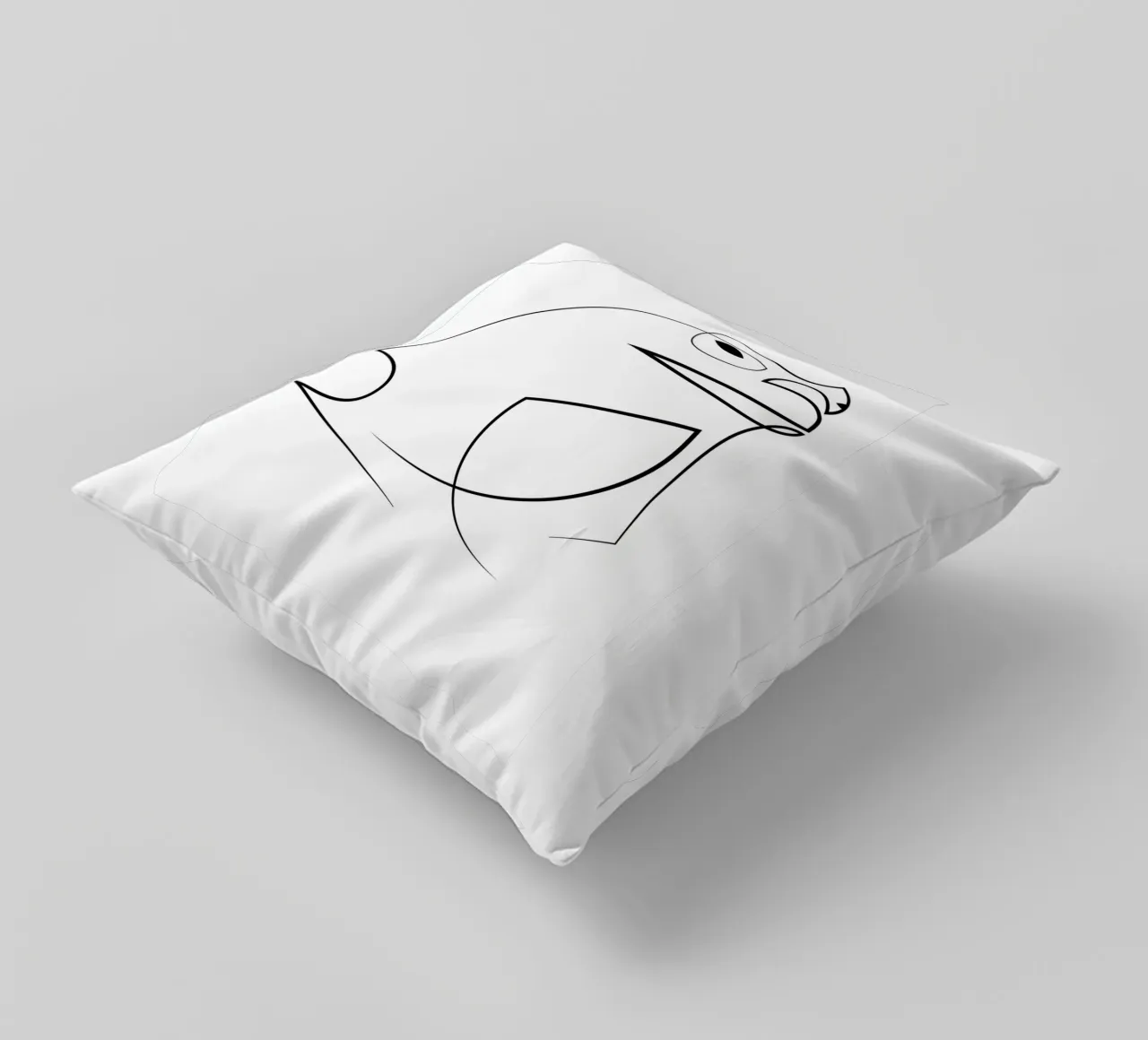 Croak - rospo di una linea cuscino da Addillum