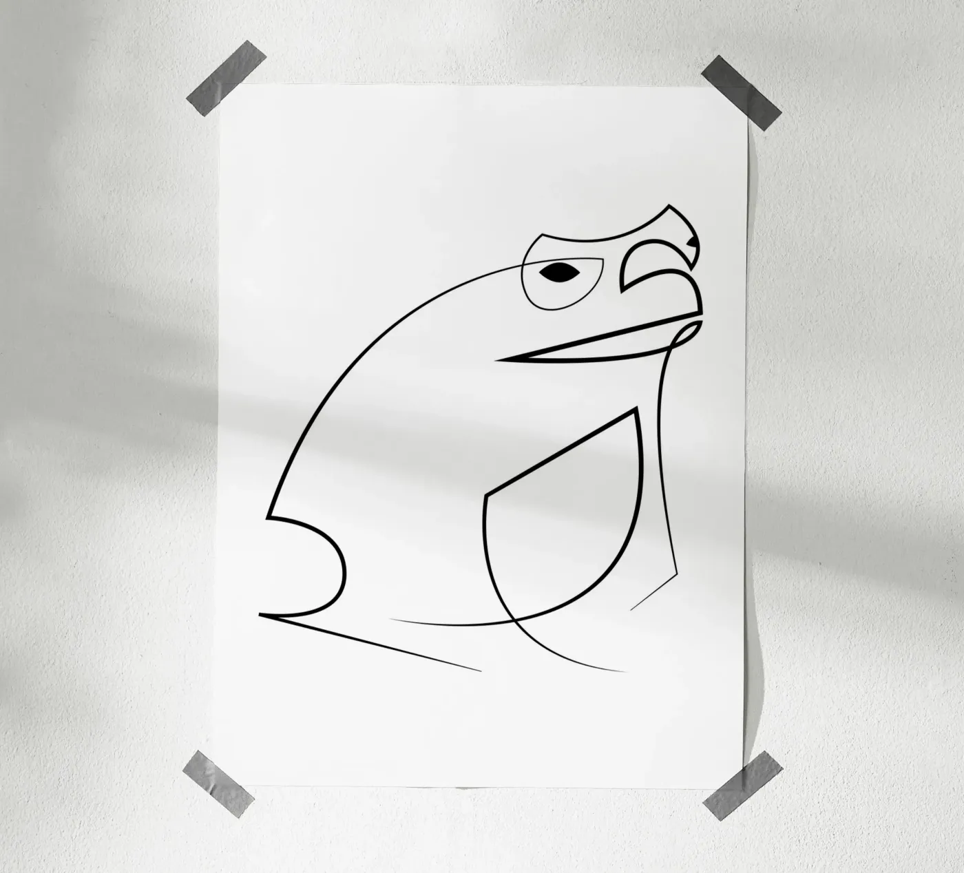 Croak poster by Addillum