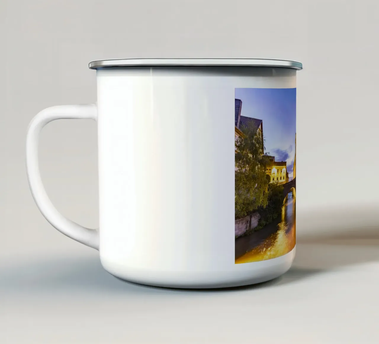 Rathaus Bamberg tazza in smalto da Reisefotografie - Bilder aus aller Welt