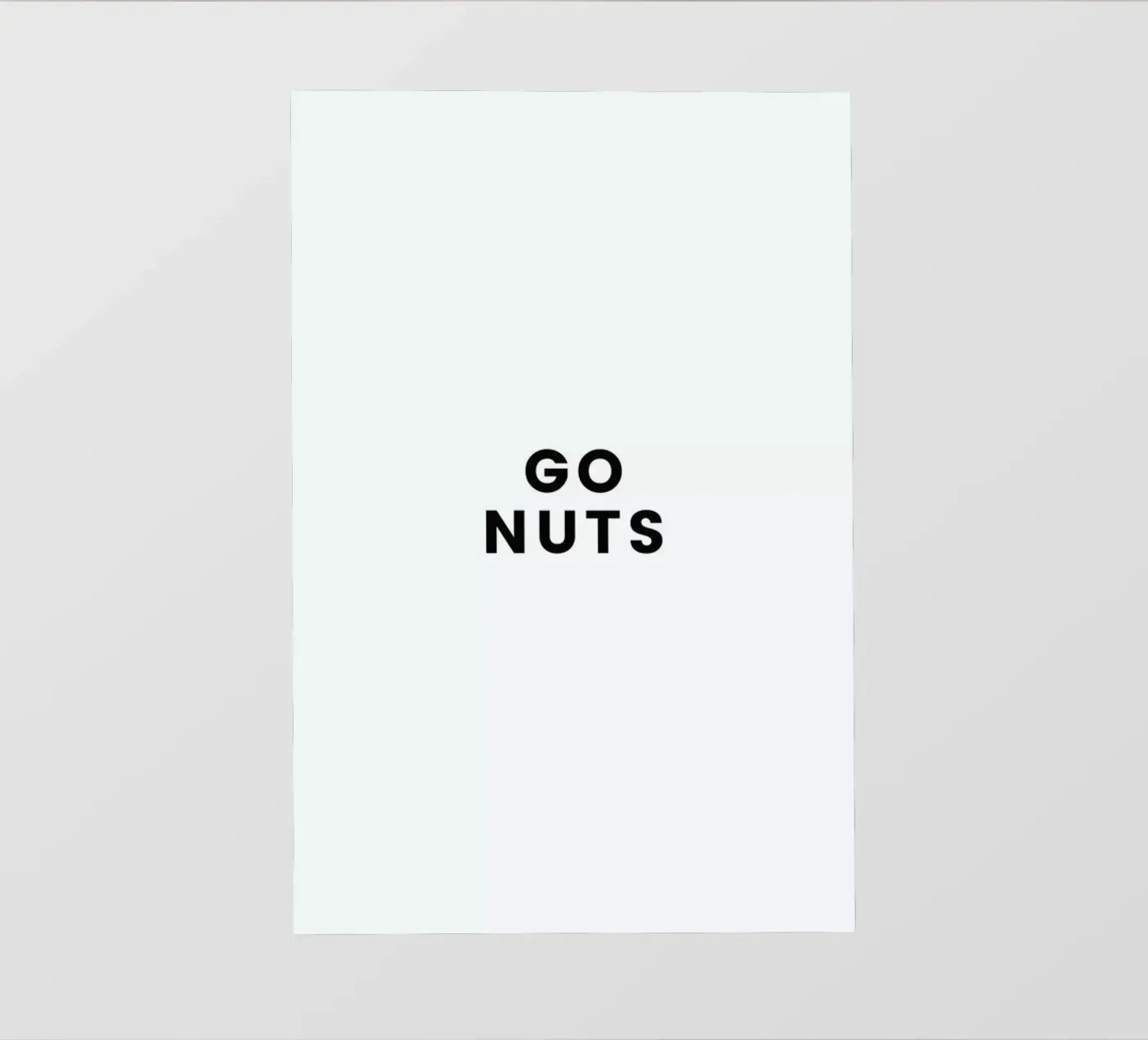 Go Nuts pellicola backlit da Studio One
