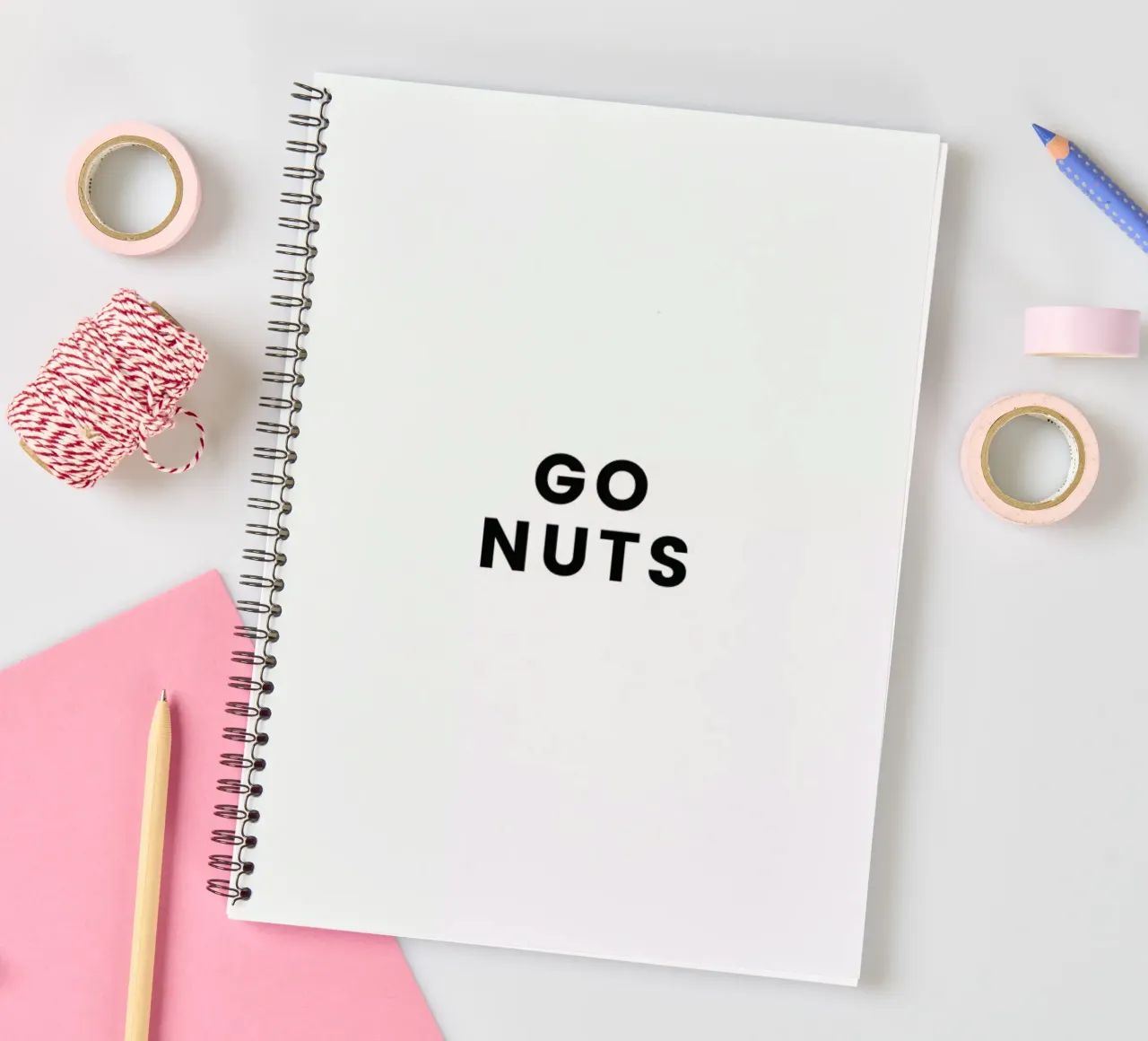 Go Nuts spiral notebook by Studio One