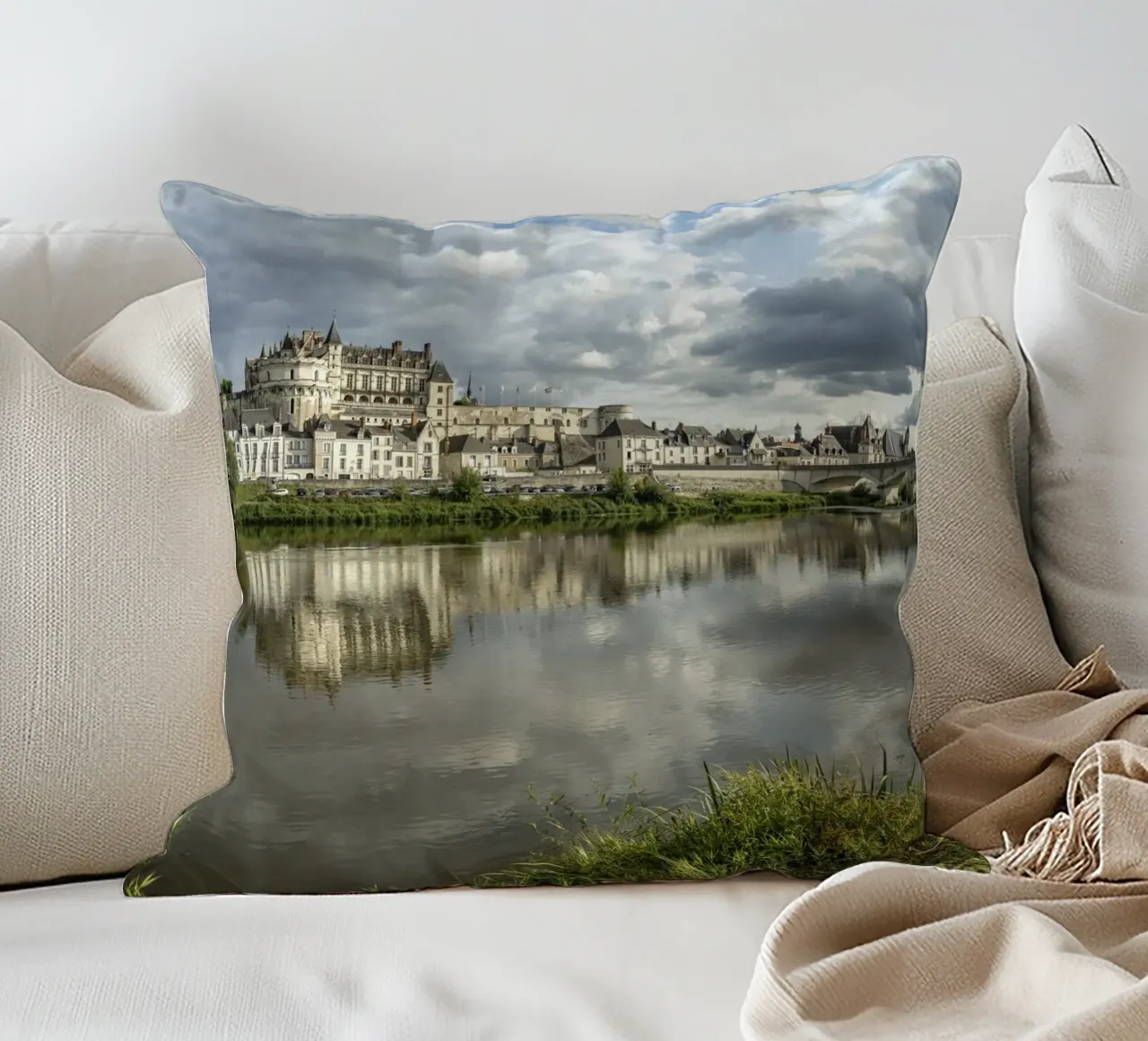 Amboise an der Loire cuscino da Reisefotografie - Bilder aus aller Welt