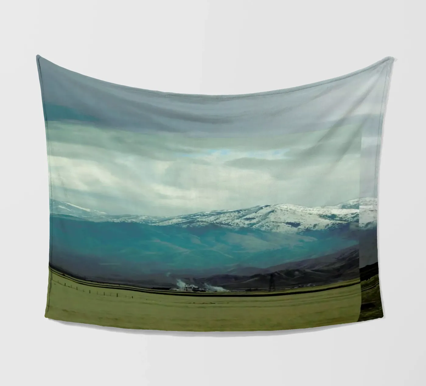 A broken frame fleecedeken van Nicolas Messaritis