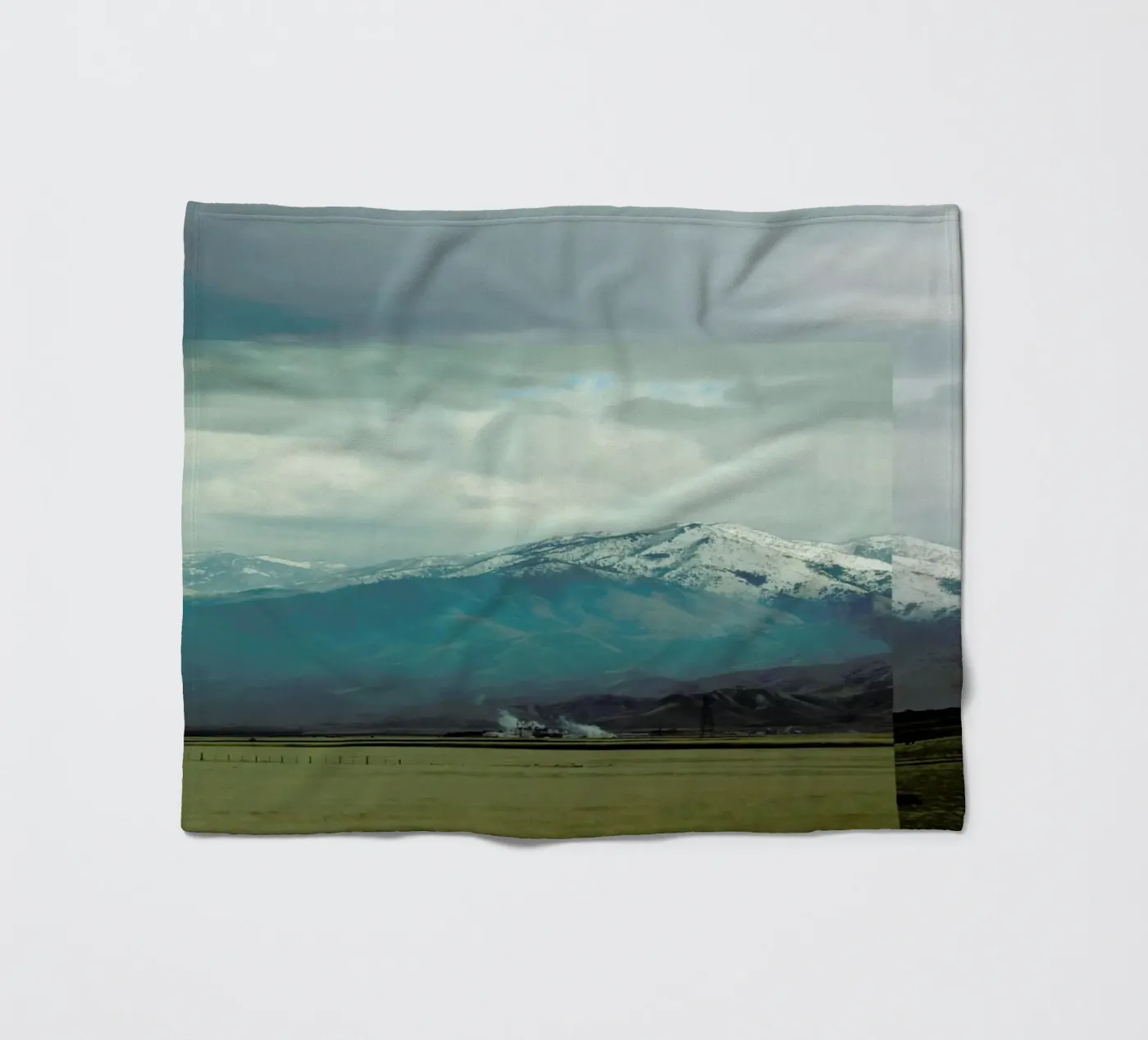 A broken frame fleecedeken van Nicolas Messaritis