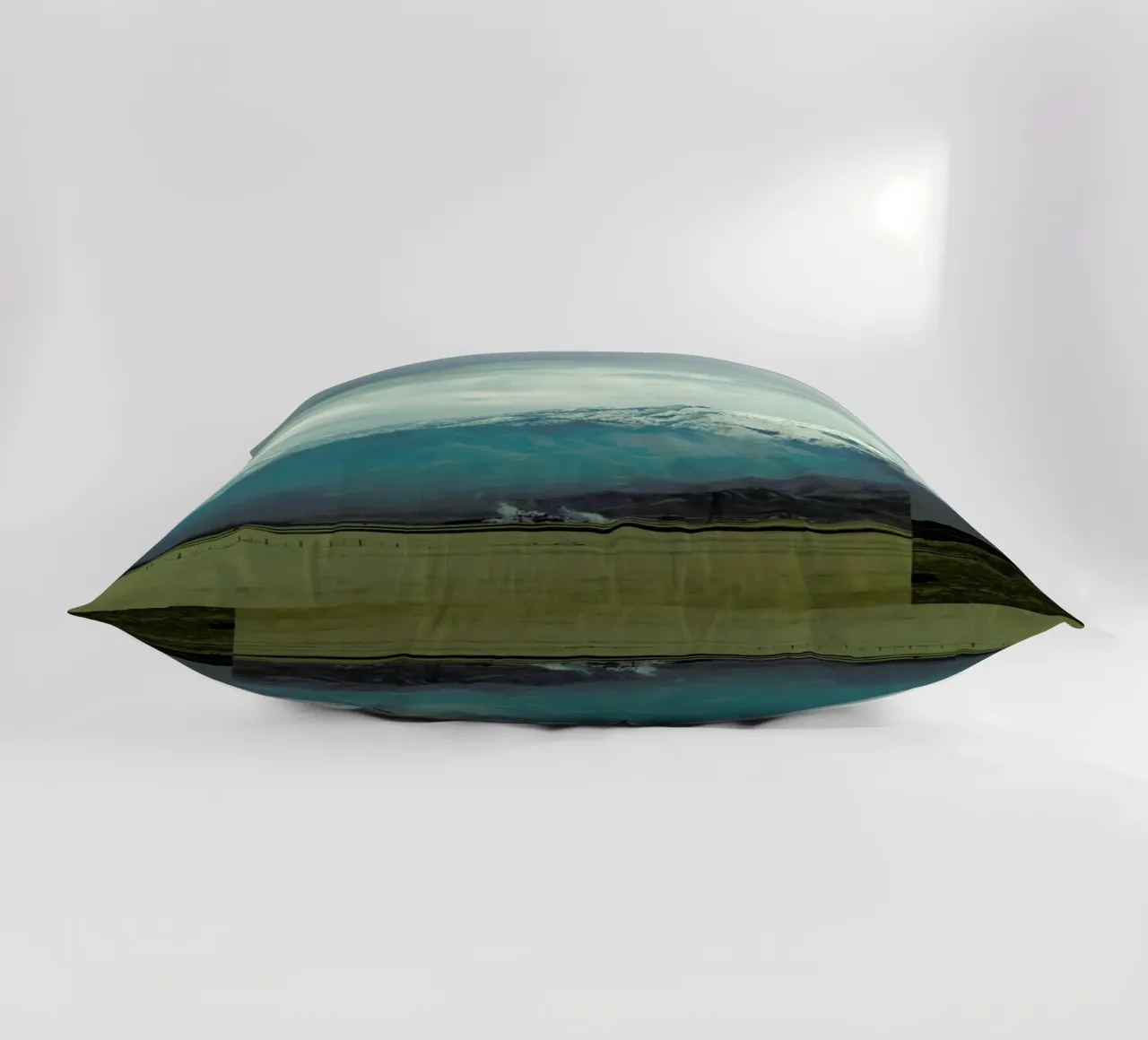 A broken frame decorative cushion by Nicolas Messaritis