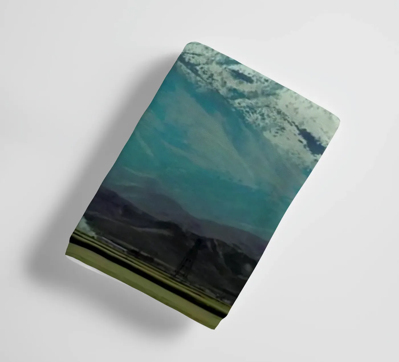 A broken frame towel by Nicolas Messaritis