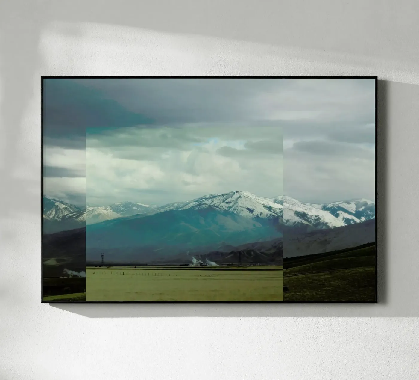 A broken frame plexiglas de Nicolas Messaritis