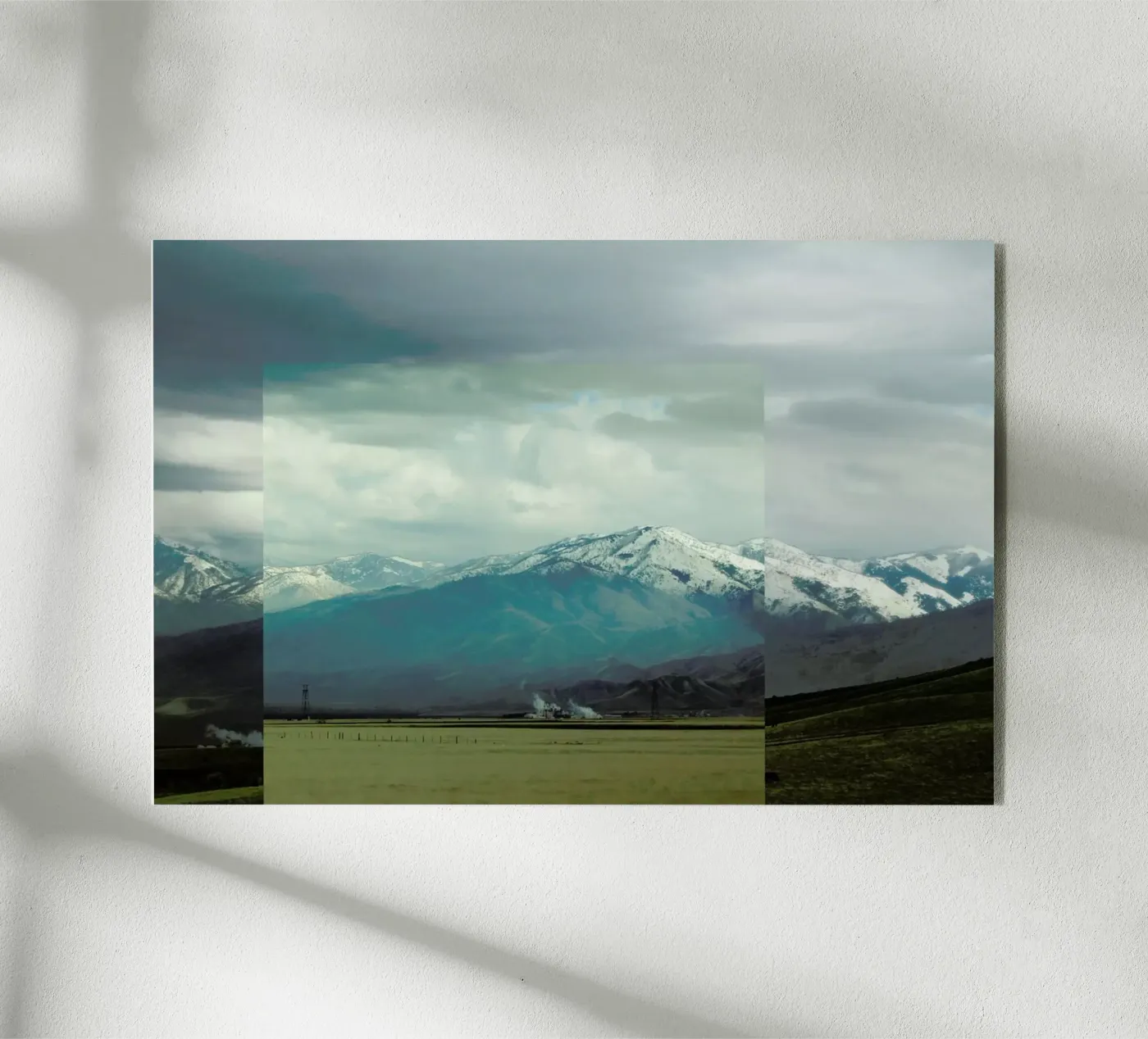 A broken frame plexiglas de Nicolas Messaritis