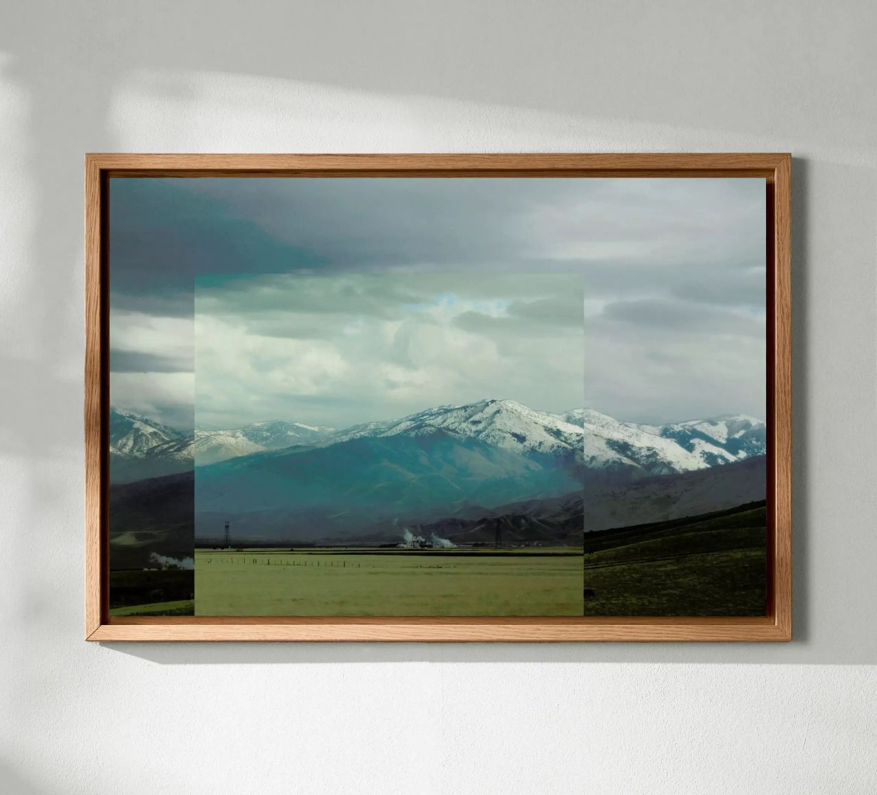 A broken frame alluminio dibond da Nicolas Messaritis