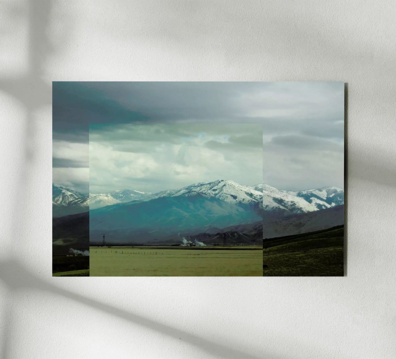 A broken frame alluminio dibond da Nicolas Messaritis