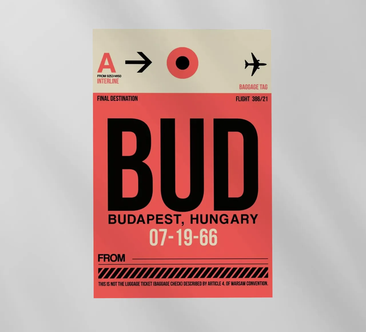 BUD - Budapest pellicola backlit da Naxart