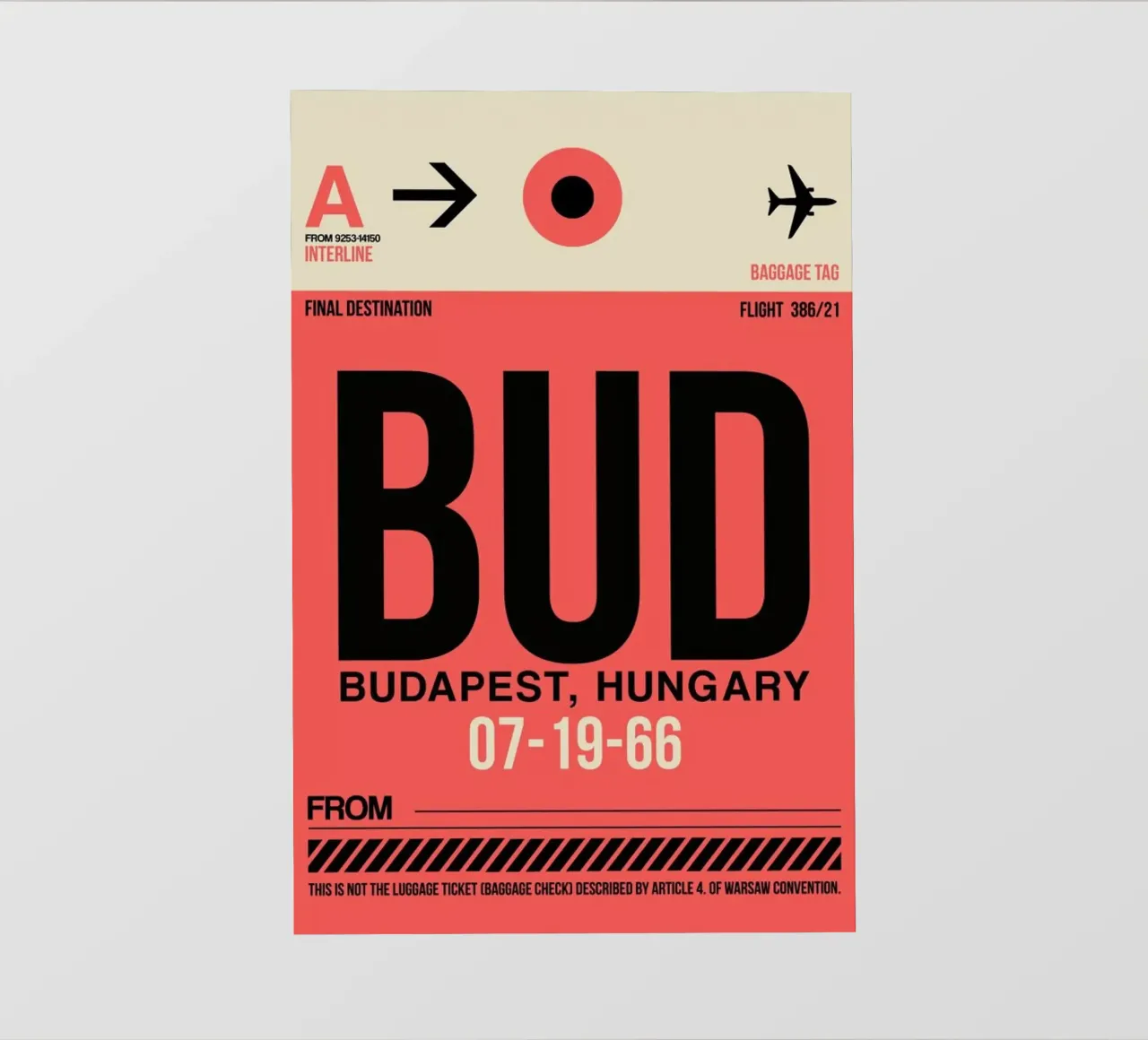 BUD - Budapest telo in pvc da Naxart
