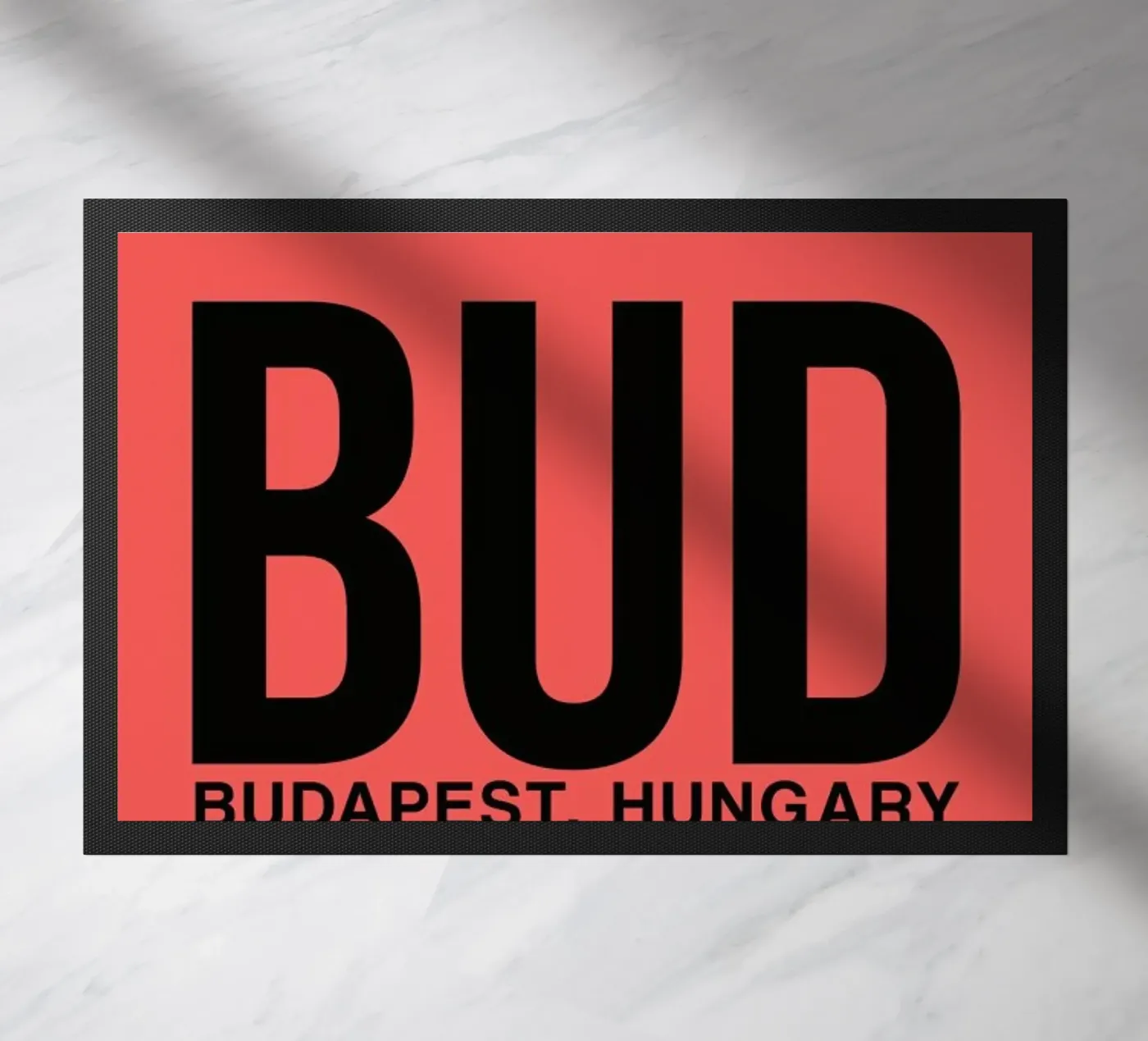 BUD - Budapest doormat by Naxart