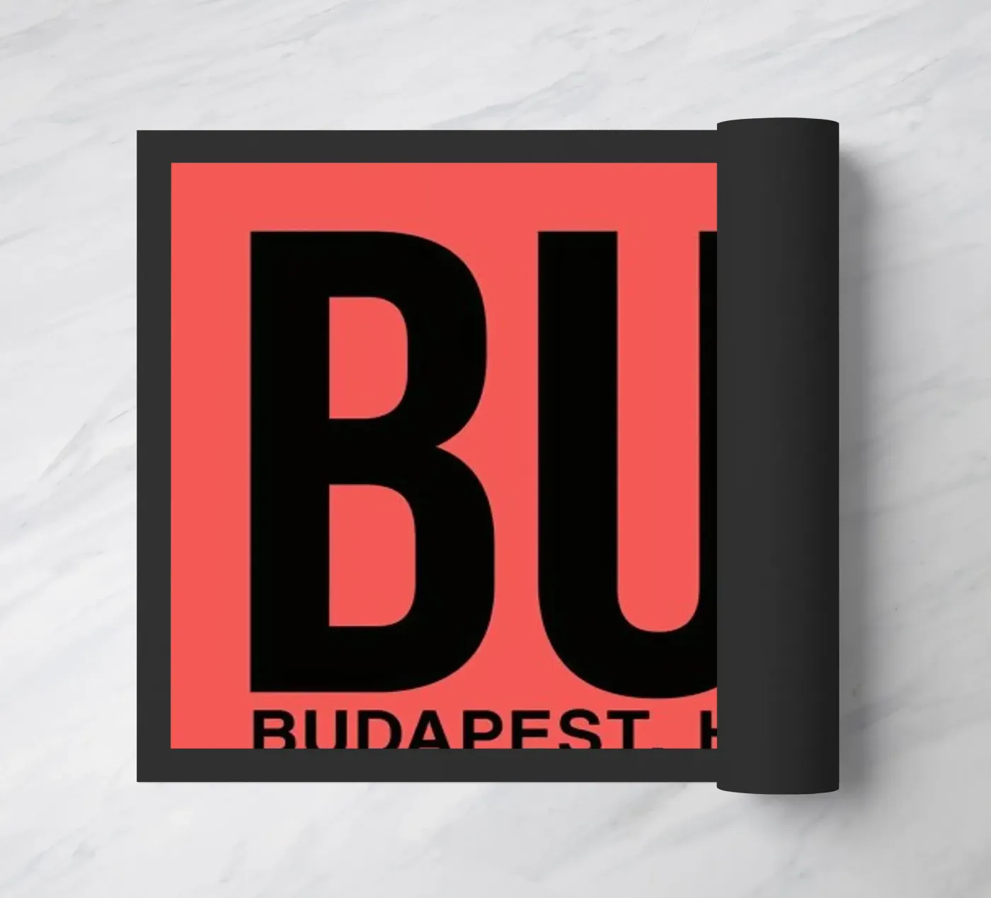 BUD - Budapest doormat by Naxart