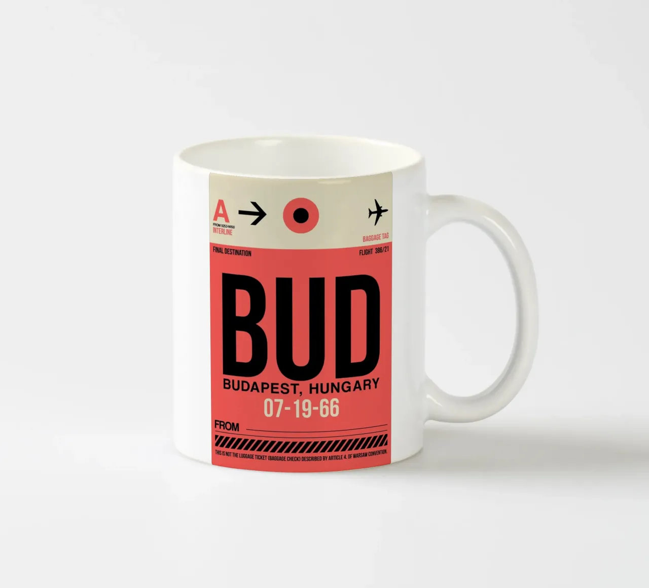 BUD - Budapest tazza in ceramica da Naxart