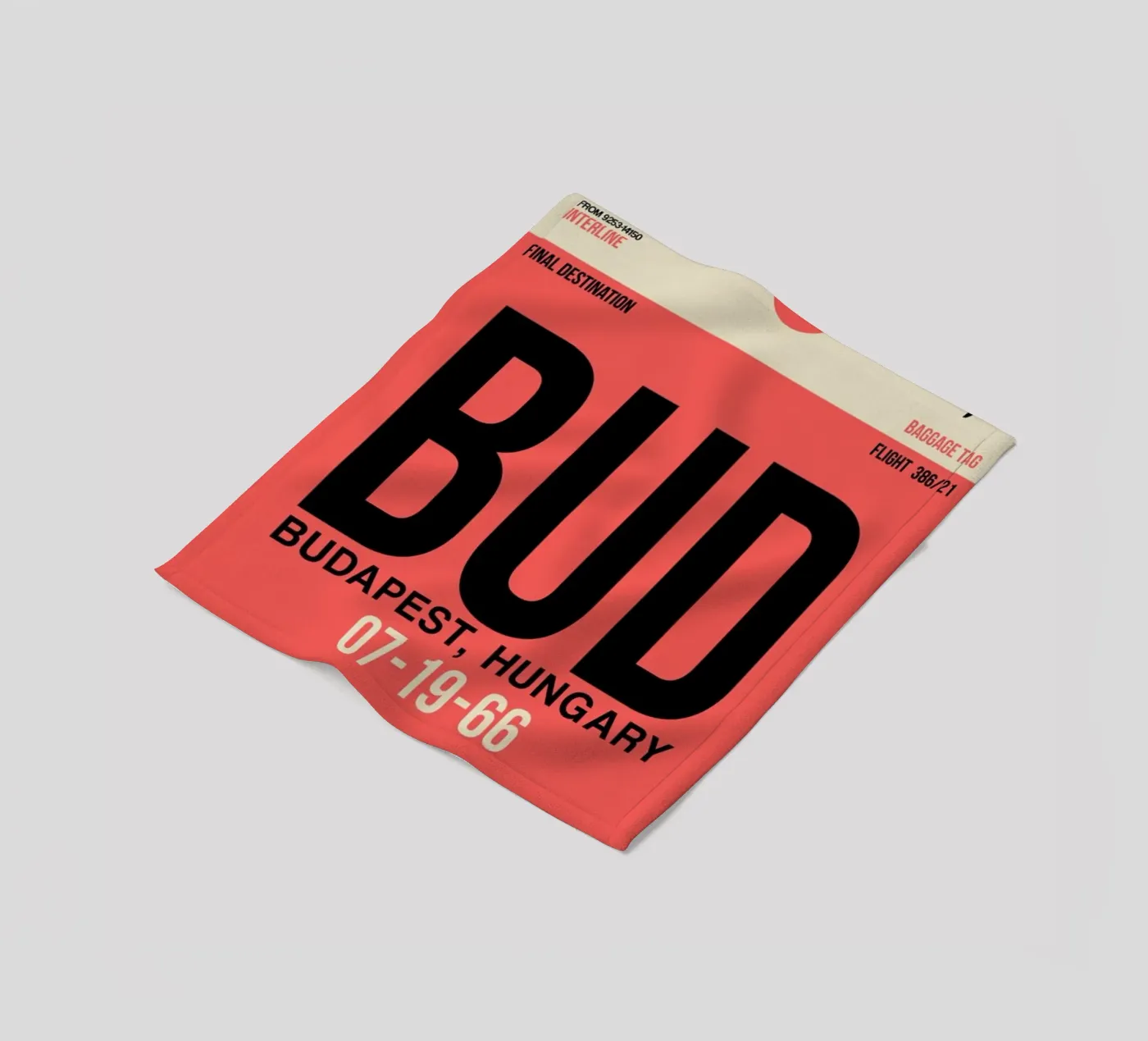 BUD - Budapest fleecedeken van Naxart