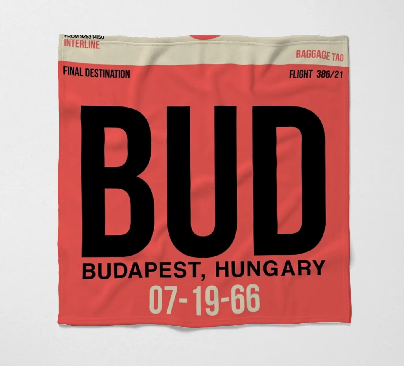 BUD - Budapest fleecedeken van Naxart