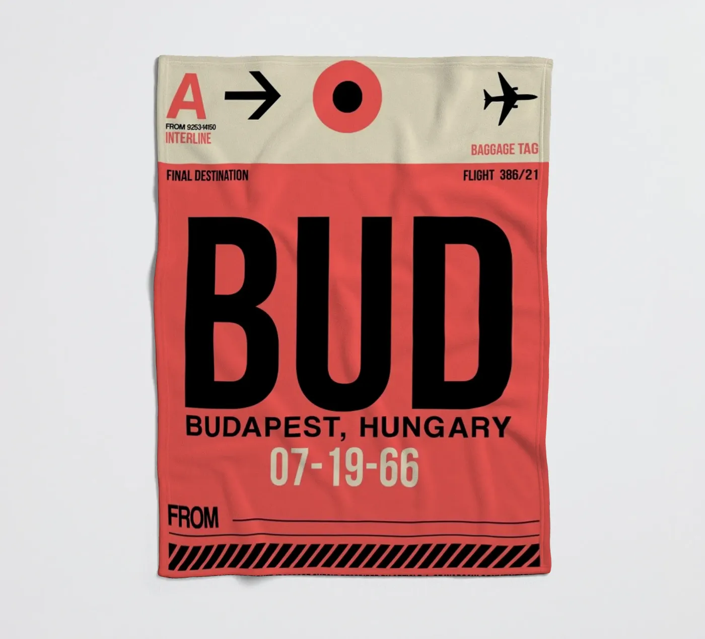 BUD - Budapest fleecedeken van Naxart