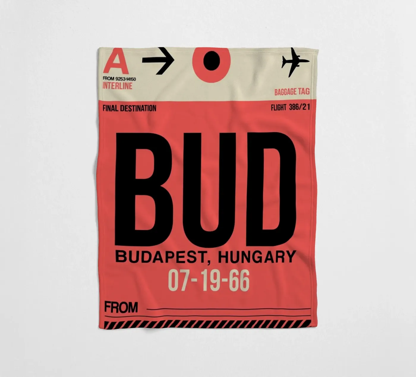 BUD - Budapest fleecedeken van Naxart