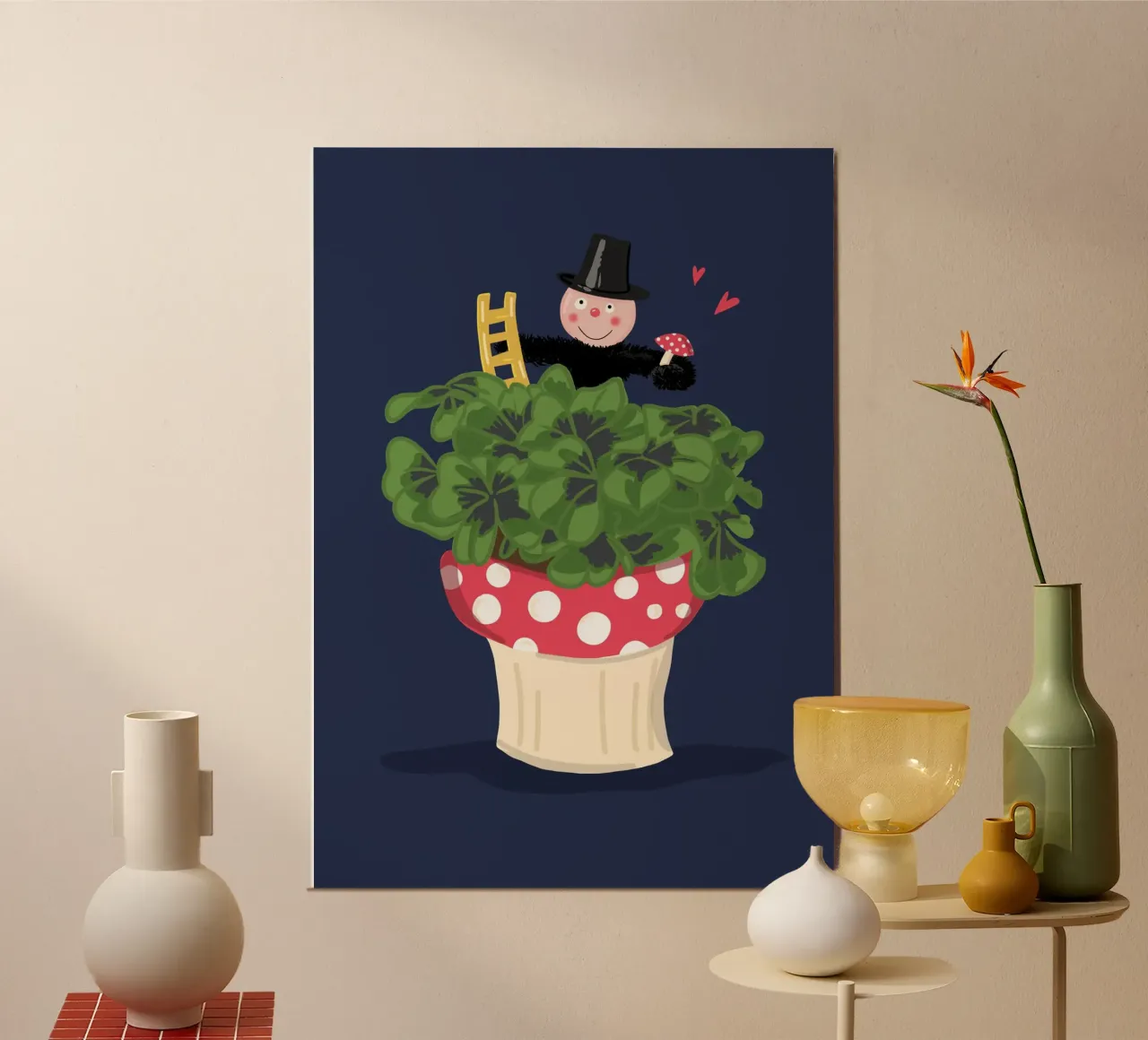 Trifoglio fortunato poster da keinkonzept