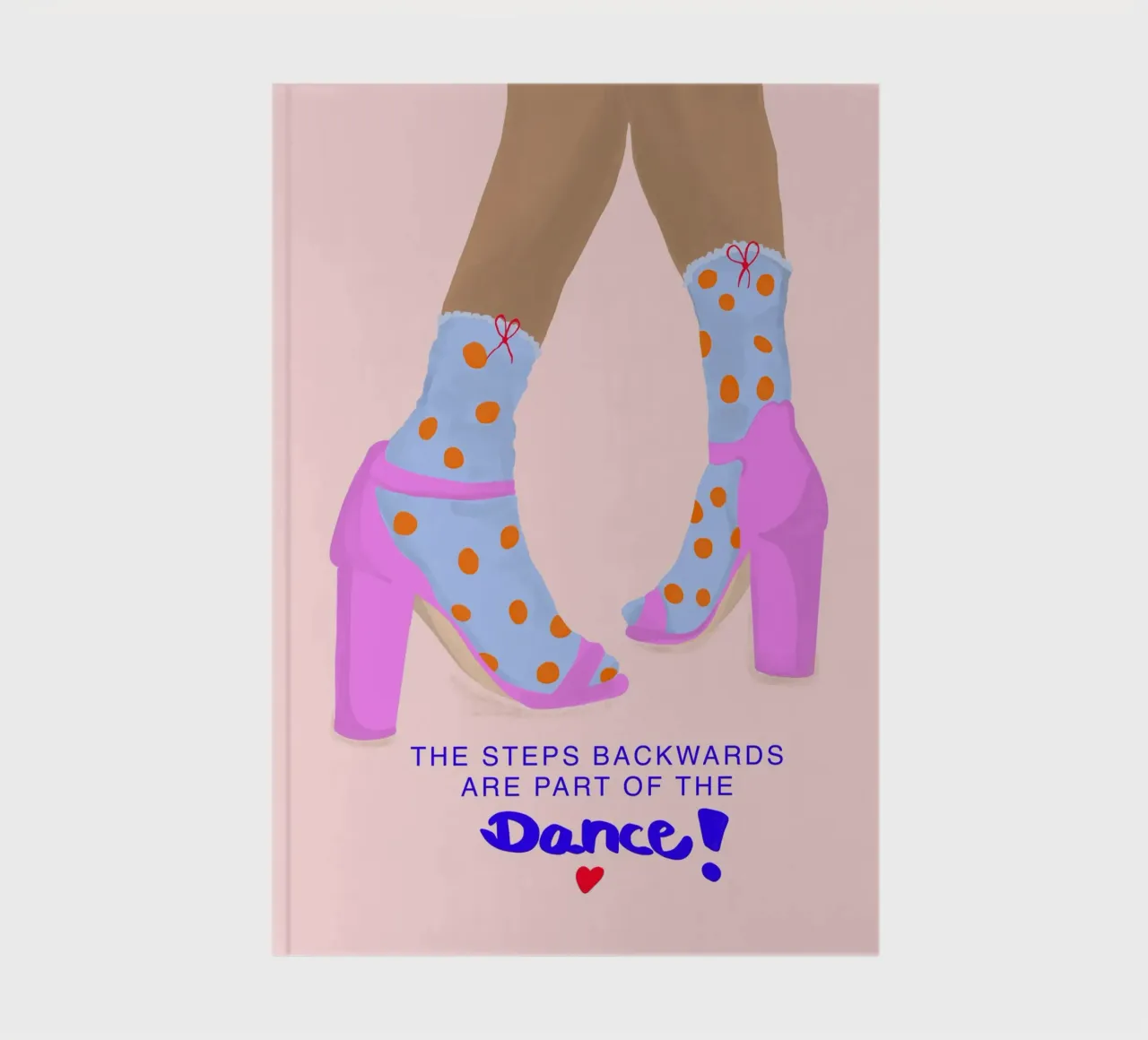 The steps backwards are part of the dance diario da Hej Ibiza by Ute Arnold