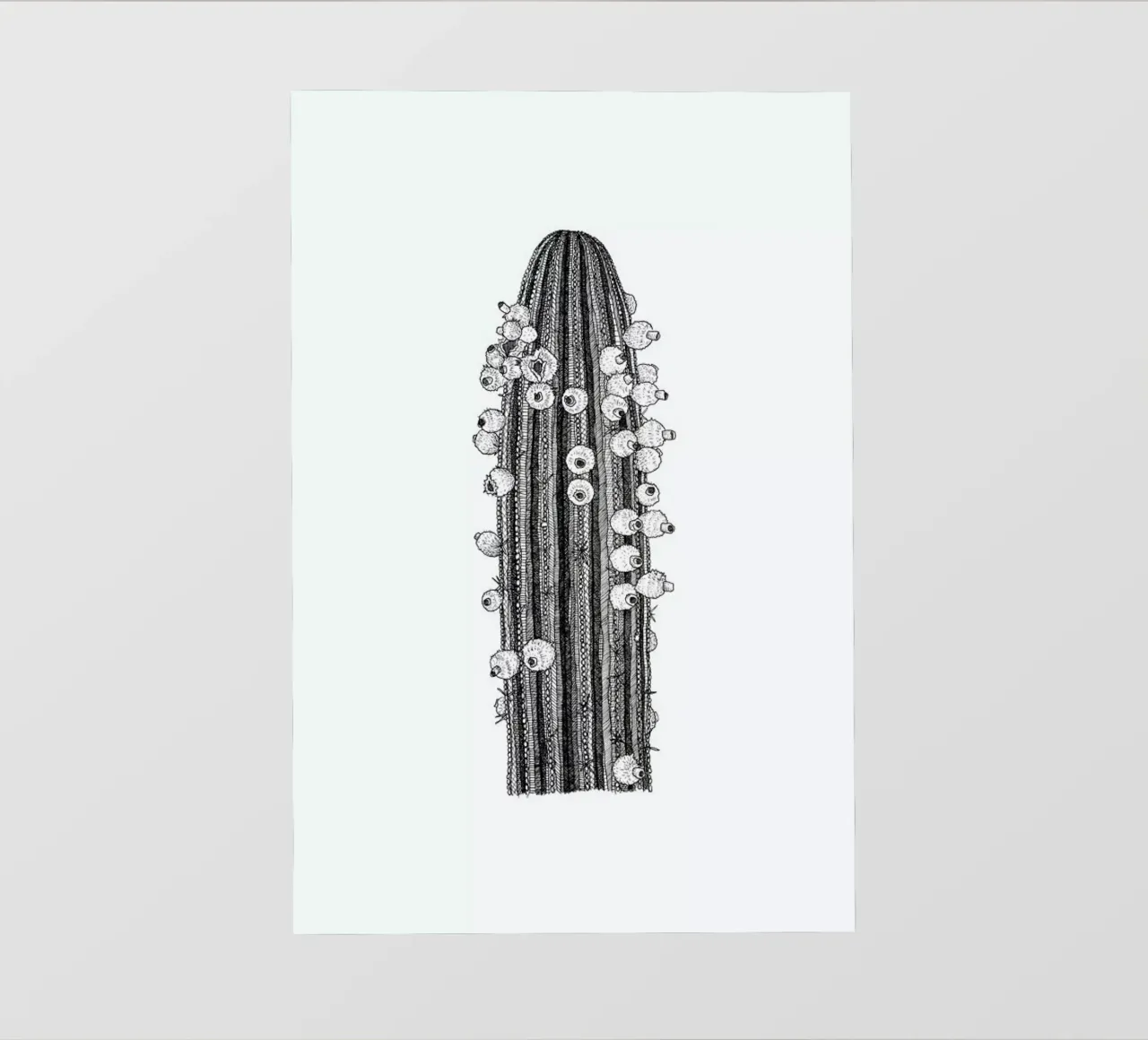 Big Cactus pellicola backlit da Pen & Ink