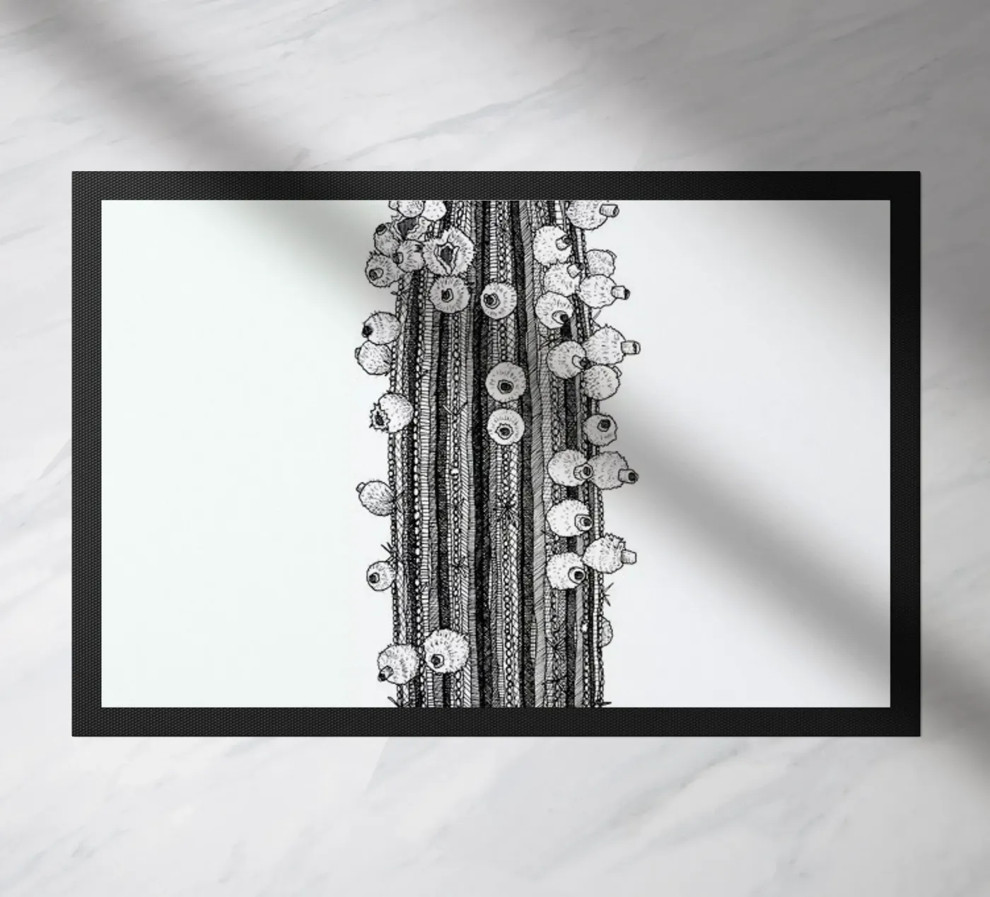 Big Cactus deurmat van Pen & Ink