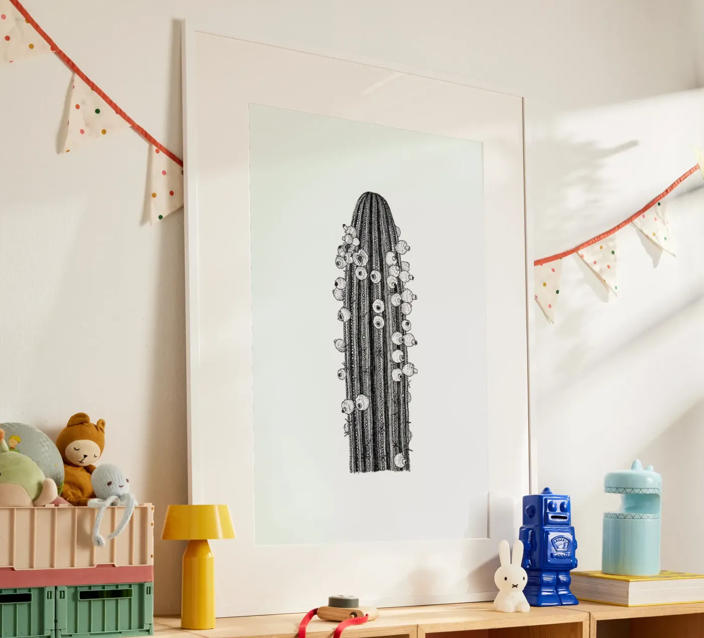 Big Cactus poster by Pen & Ink
