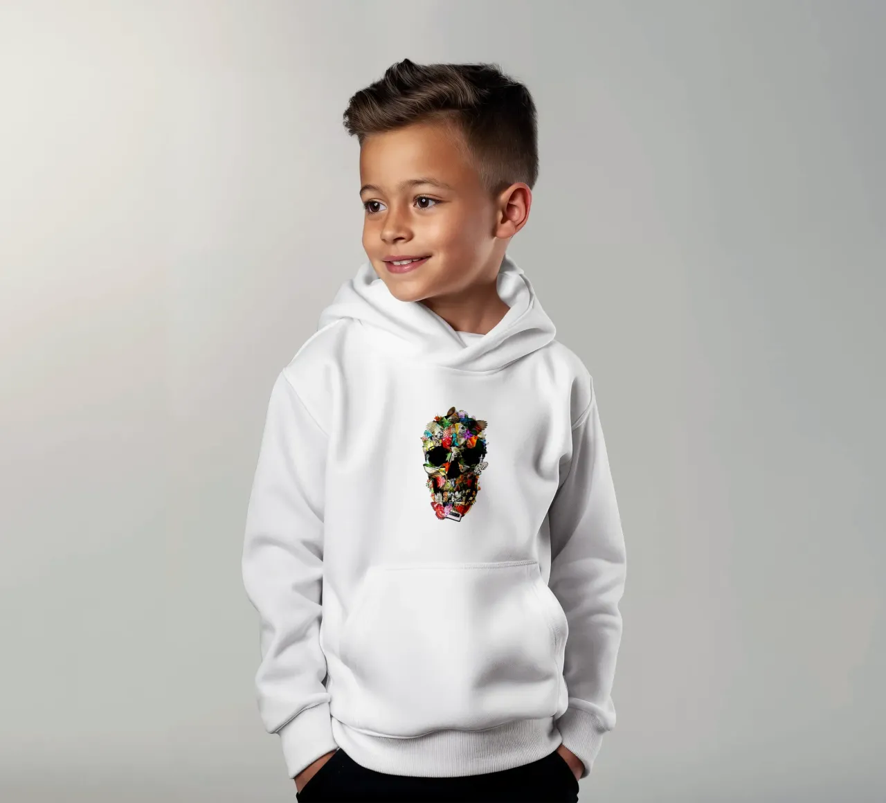 Fragile felpa bambino con cappuccio da Ali Gulec