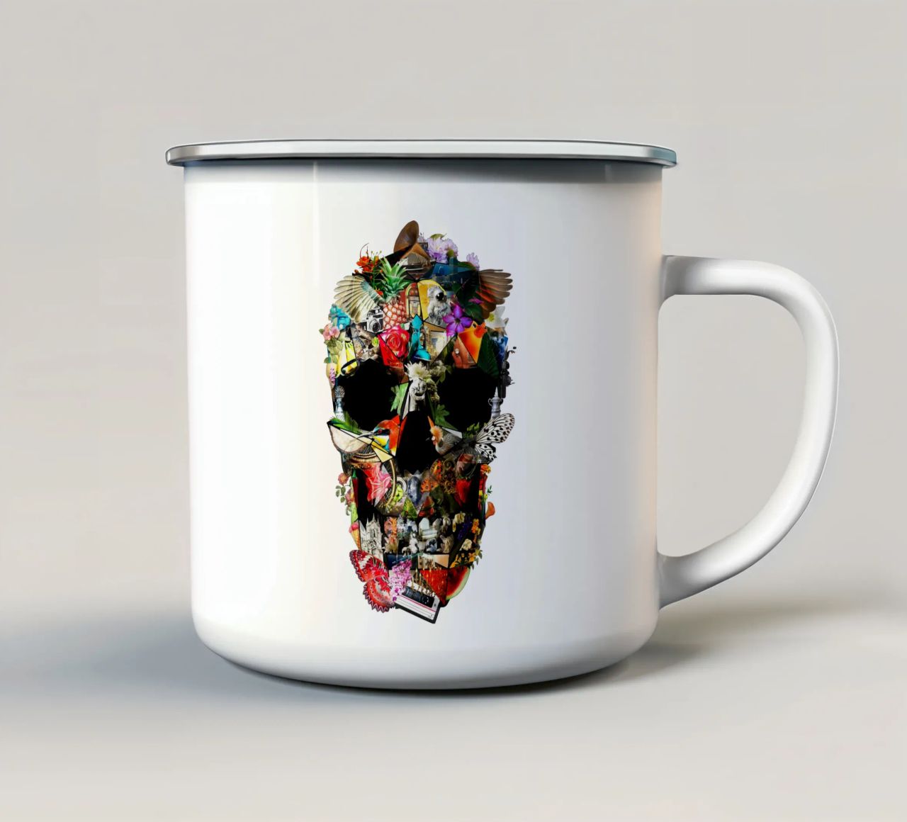 Fragile tazza in smalto da Ali Gulec