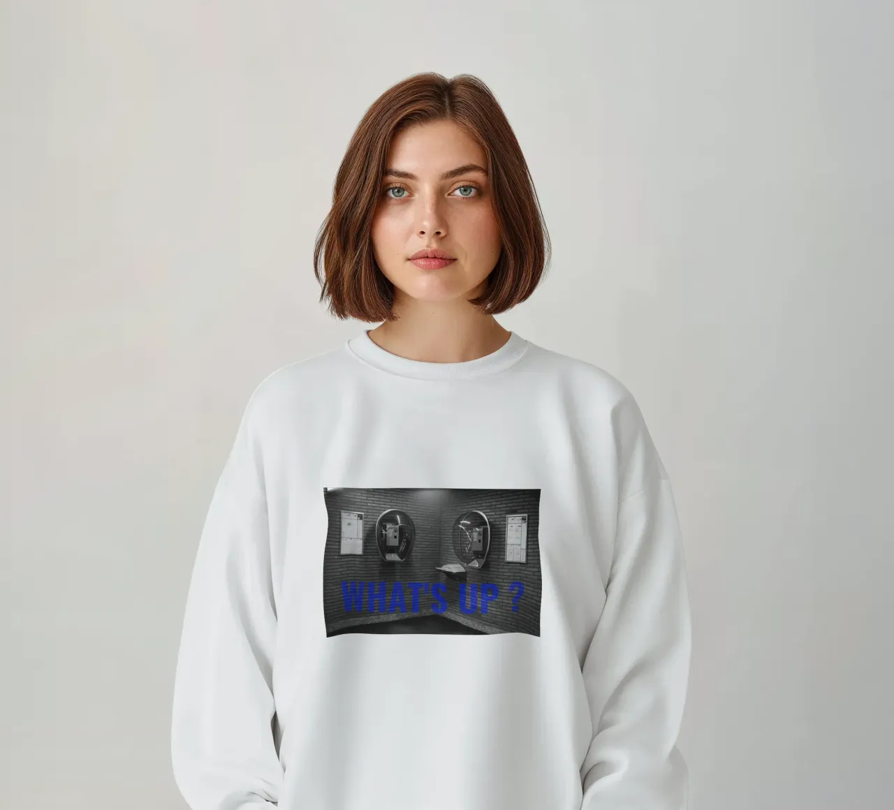 What'sUpBrussels sweatshirt by DragonFly