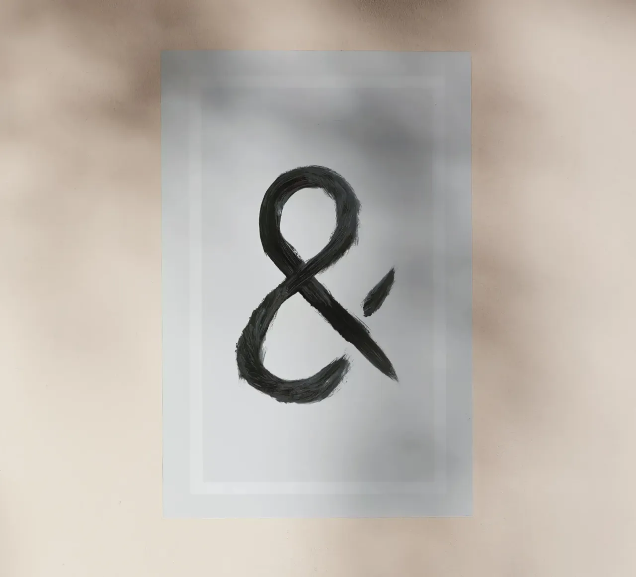 Ampersand backlit film by Bryon S. White