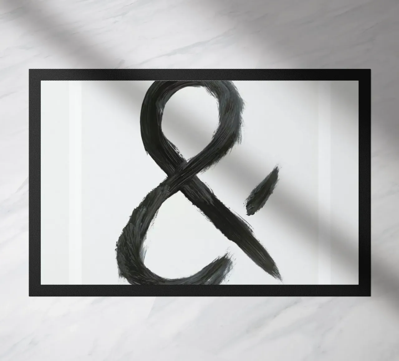 Ampersand doormat by Bryon S. White