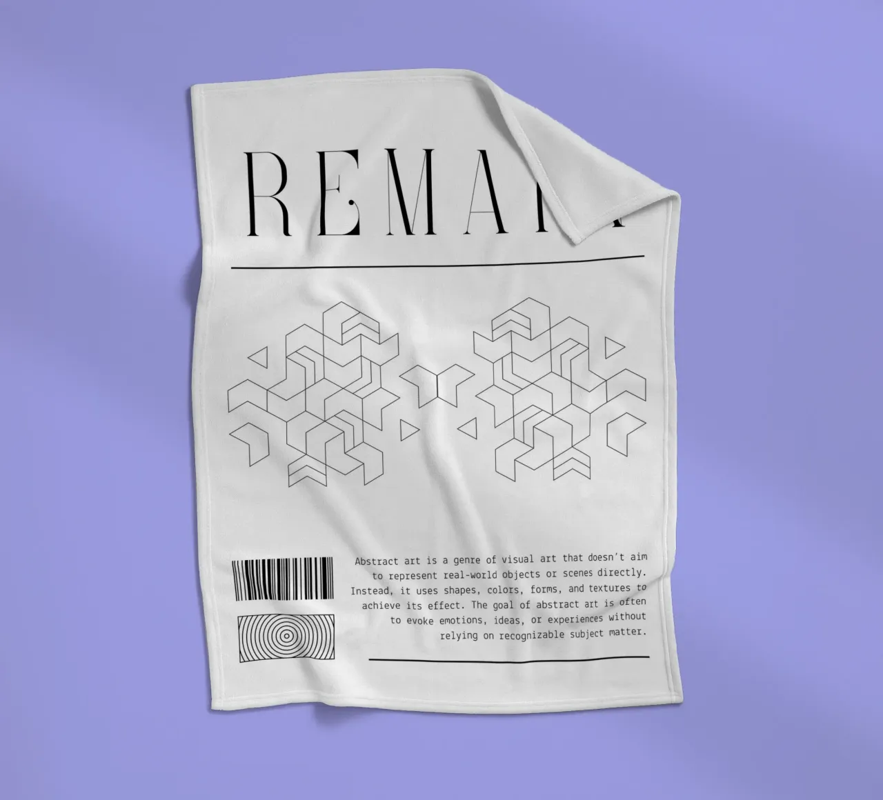 REMAIN | 05 coperta in pile da Einfach Uebel