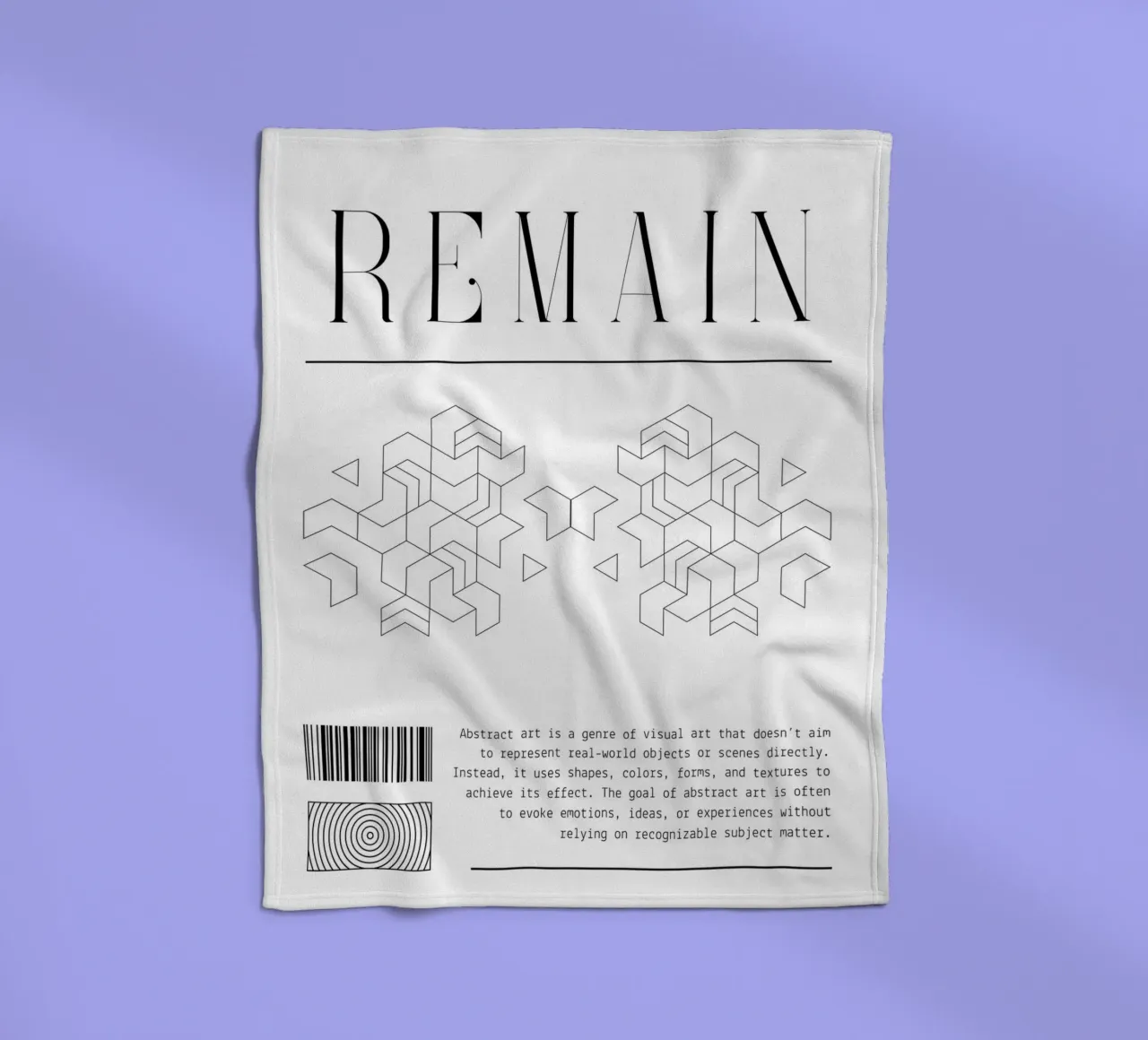 REMAIN | 05 coperta in pile da Einfach Uebel
