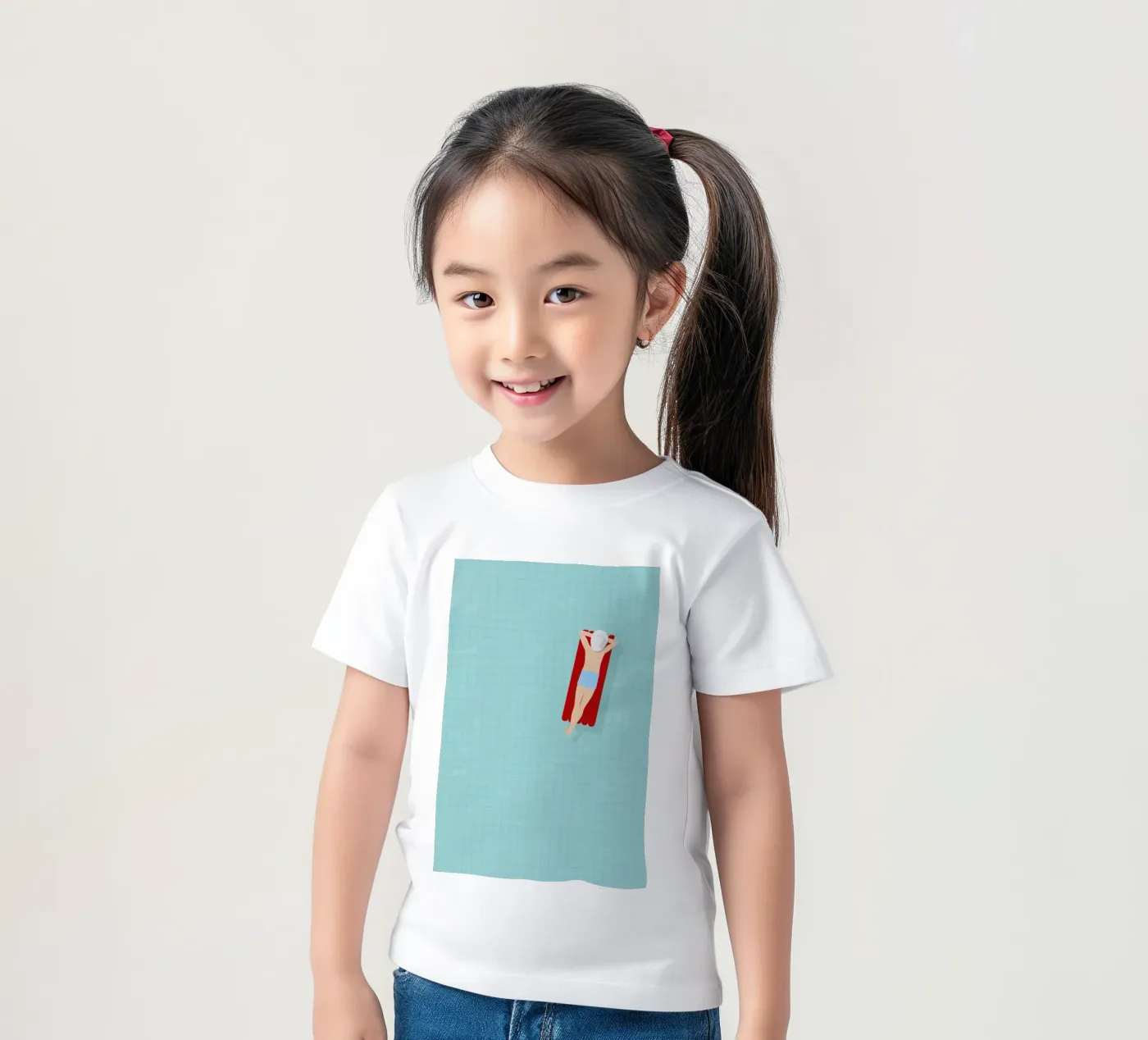 Luftmatratze t-shirt bambini da Amy & Kurt