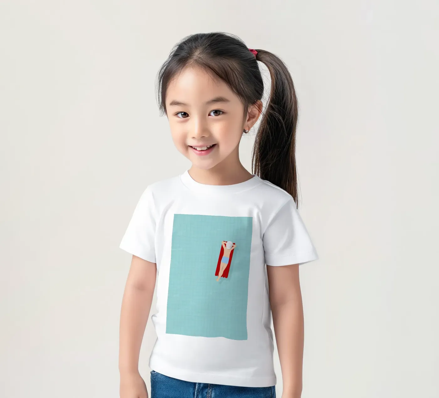 Luftmatratze t-shirt bambini da Amy & Kurt