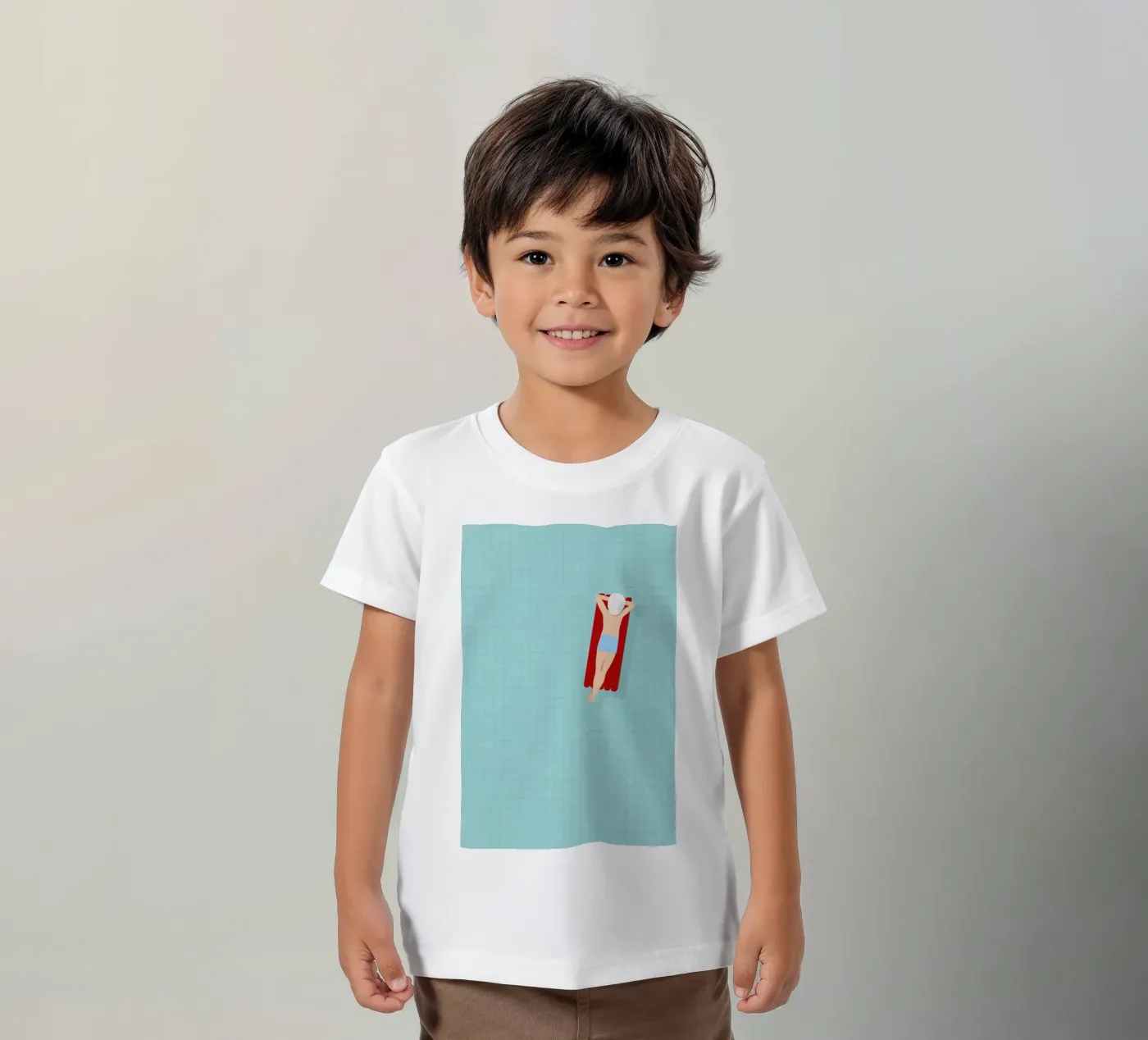 Luftmatratze t-shirt bambini da Amy & Kurt