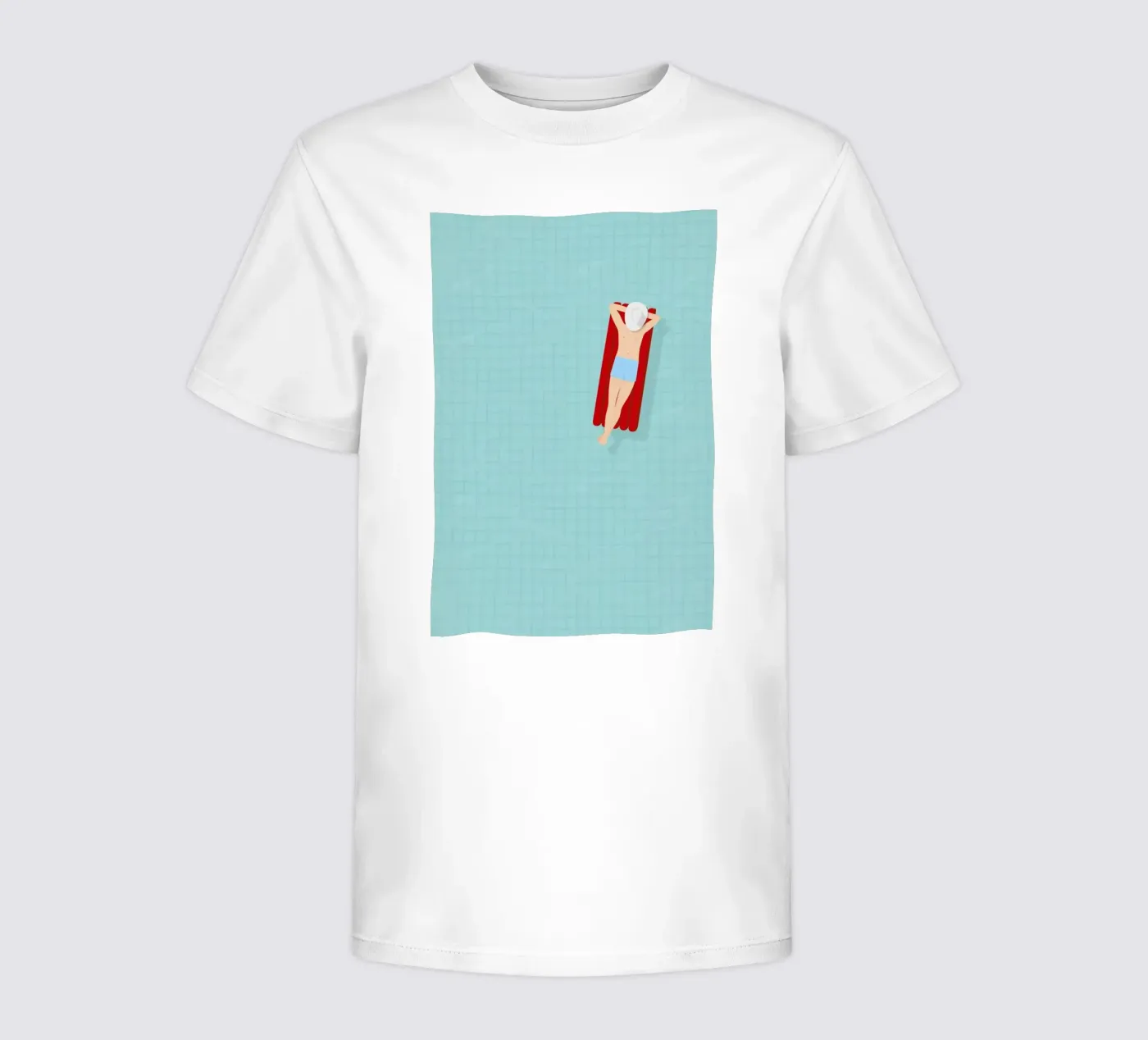 Luftmatratze t-shirt bambini da Amy & Kurt