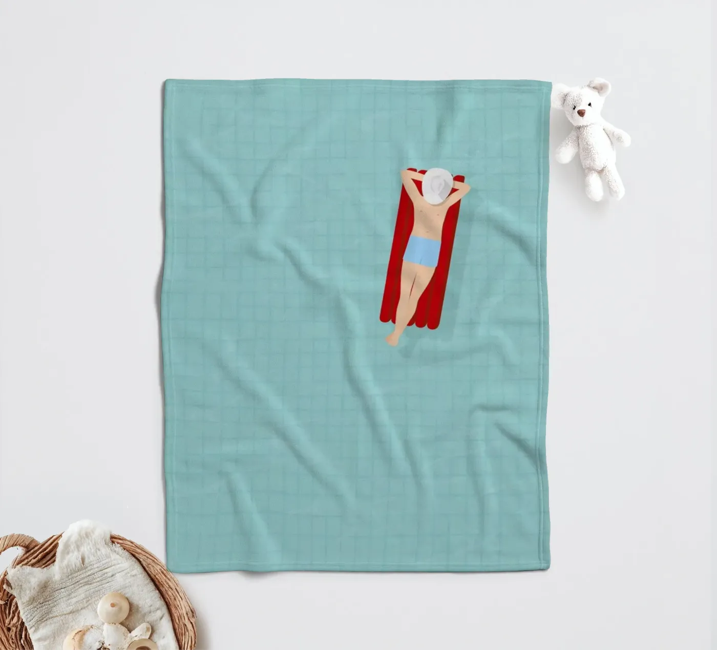 Luftmatratze Fleecedecke von Amy & Kurt