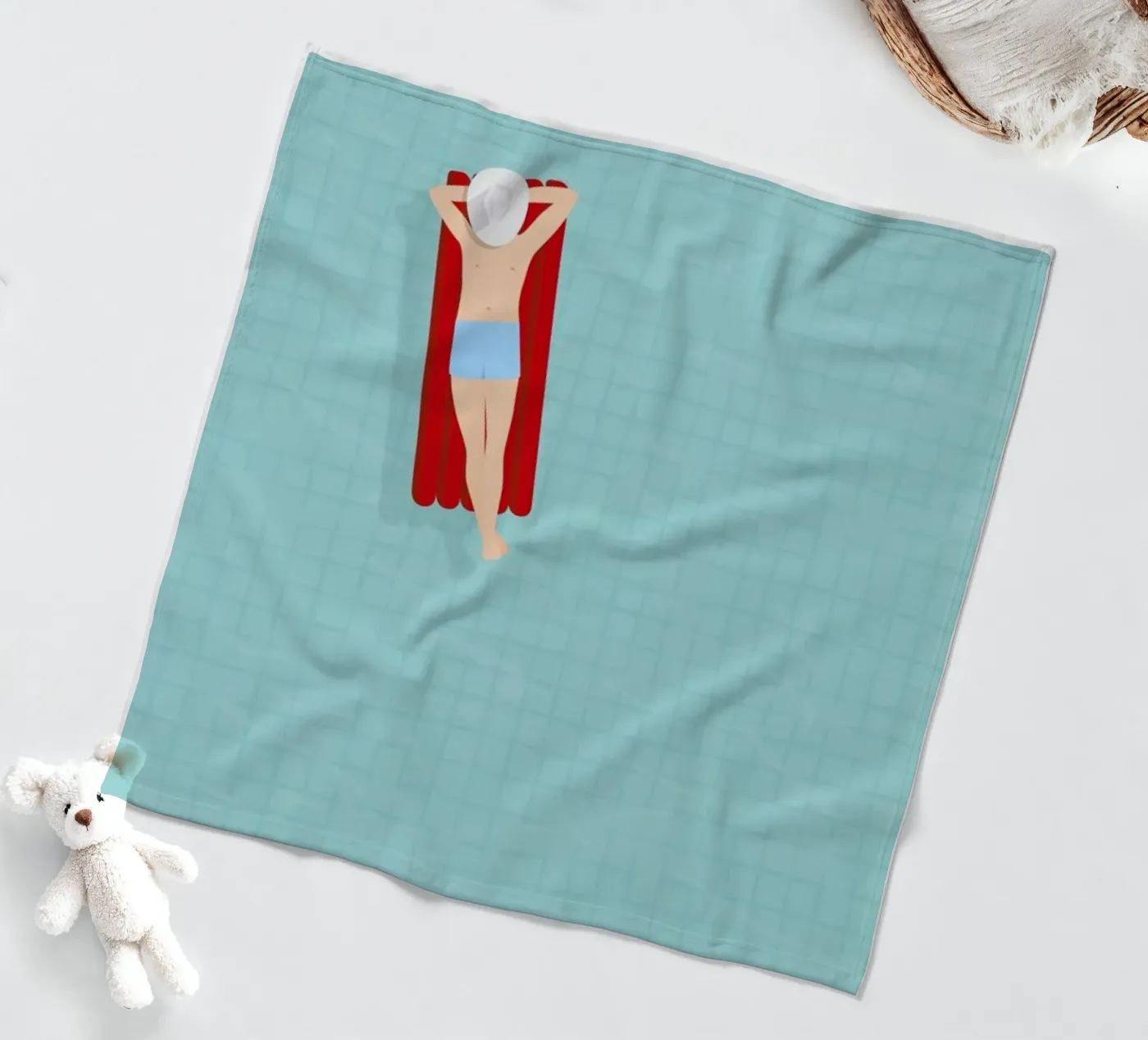 Luftmatratze Fleecedecke von Amy & Kurt